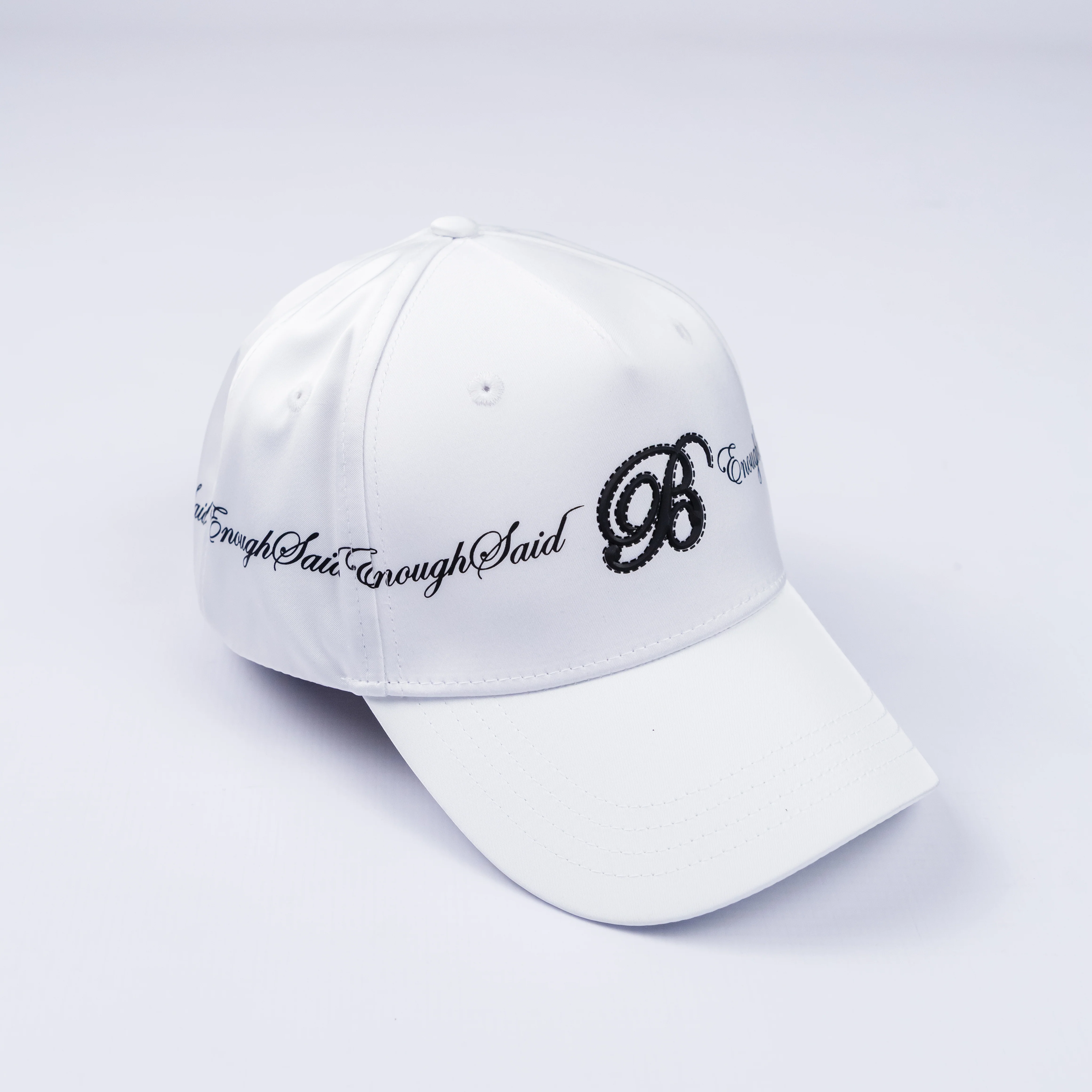 Bogart “Enough Said” Signature Cap – Black & White Edition