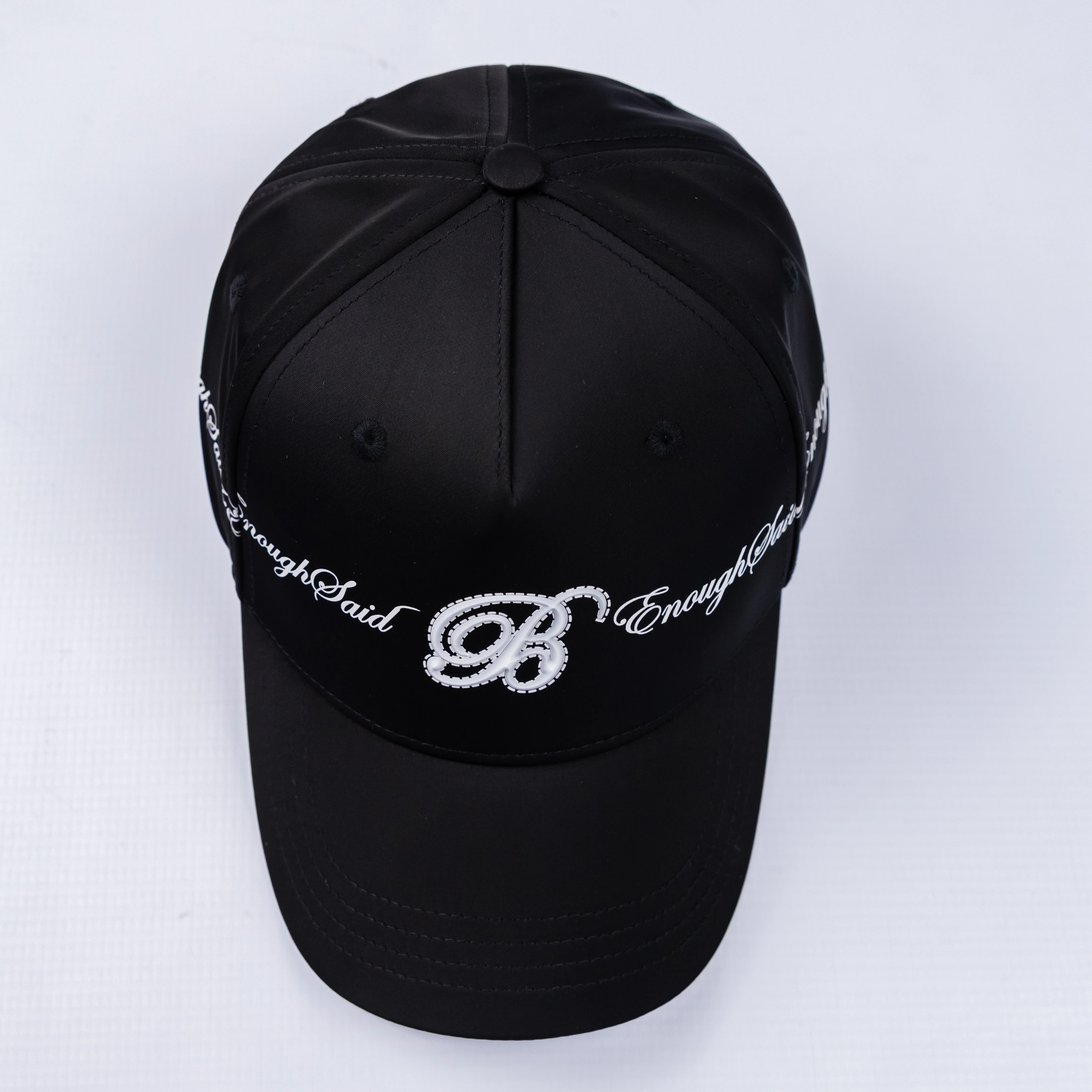 Bogart “Enough Said” Signature Cap – Black & White Edition