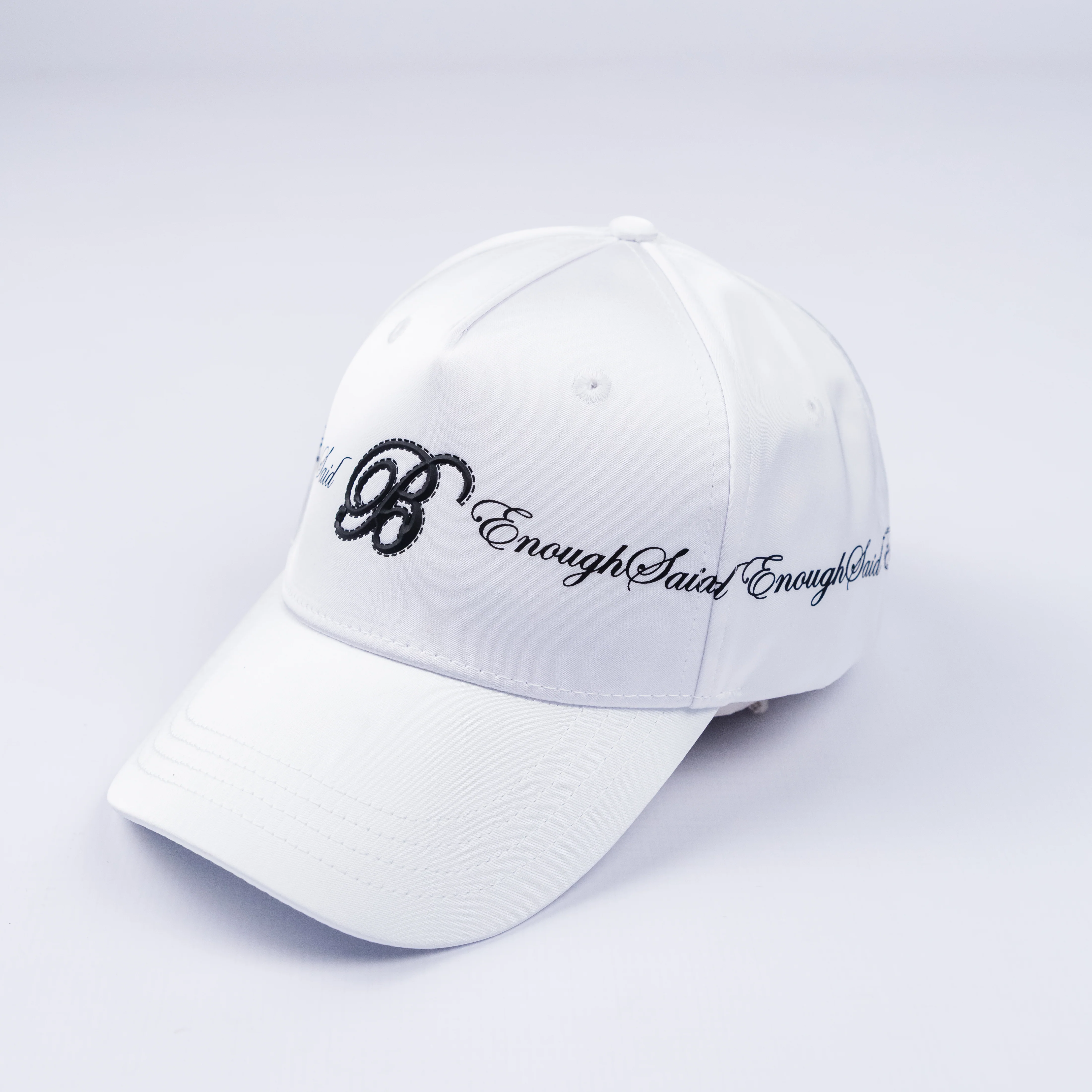 Bogart “Enough Said” Signature Cap – Black & White Edition