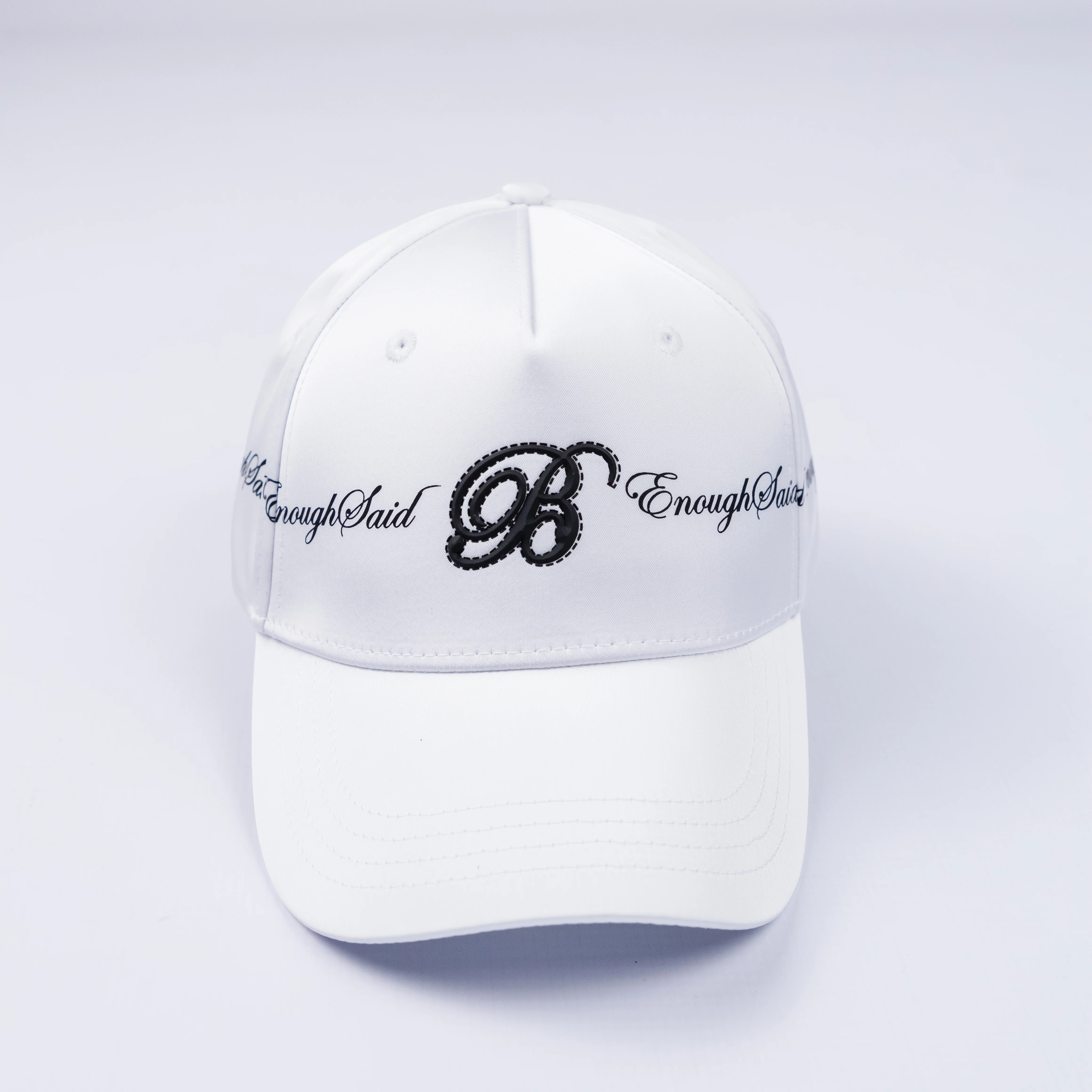 Bogart “Enough Said” Signature Cap – Black & White Edition