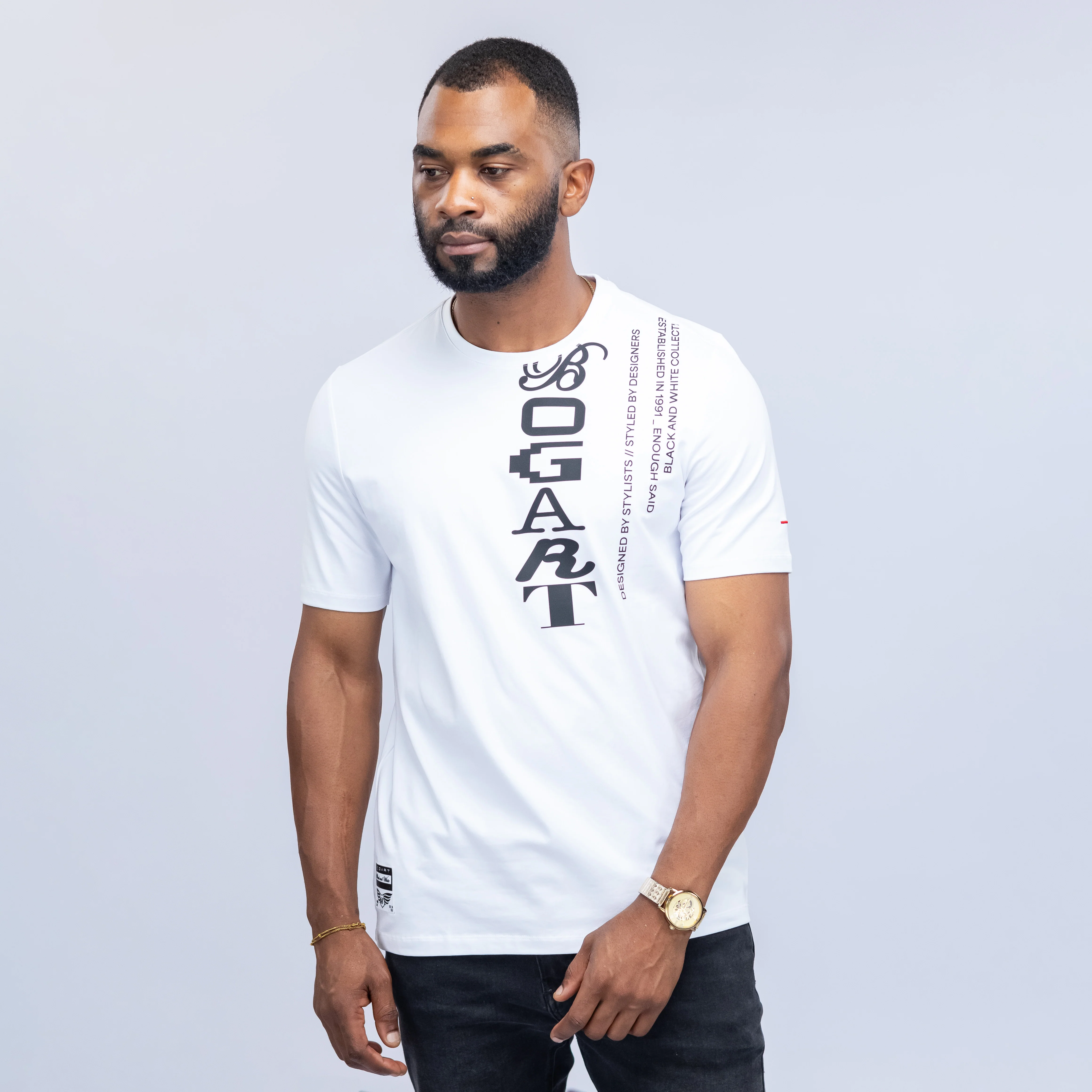 Bogart Black And White Collection Manifesto T-Shirt