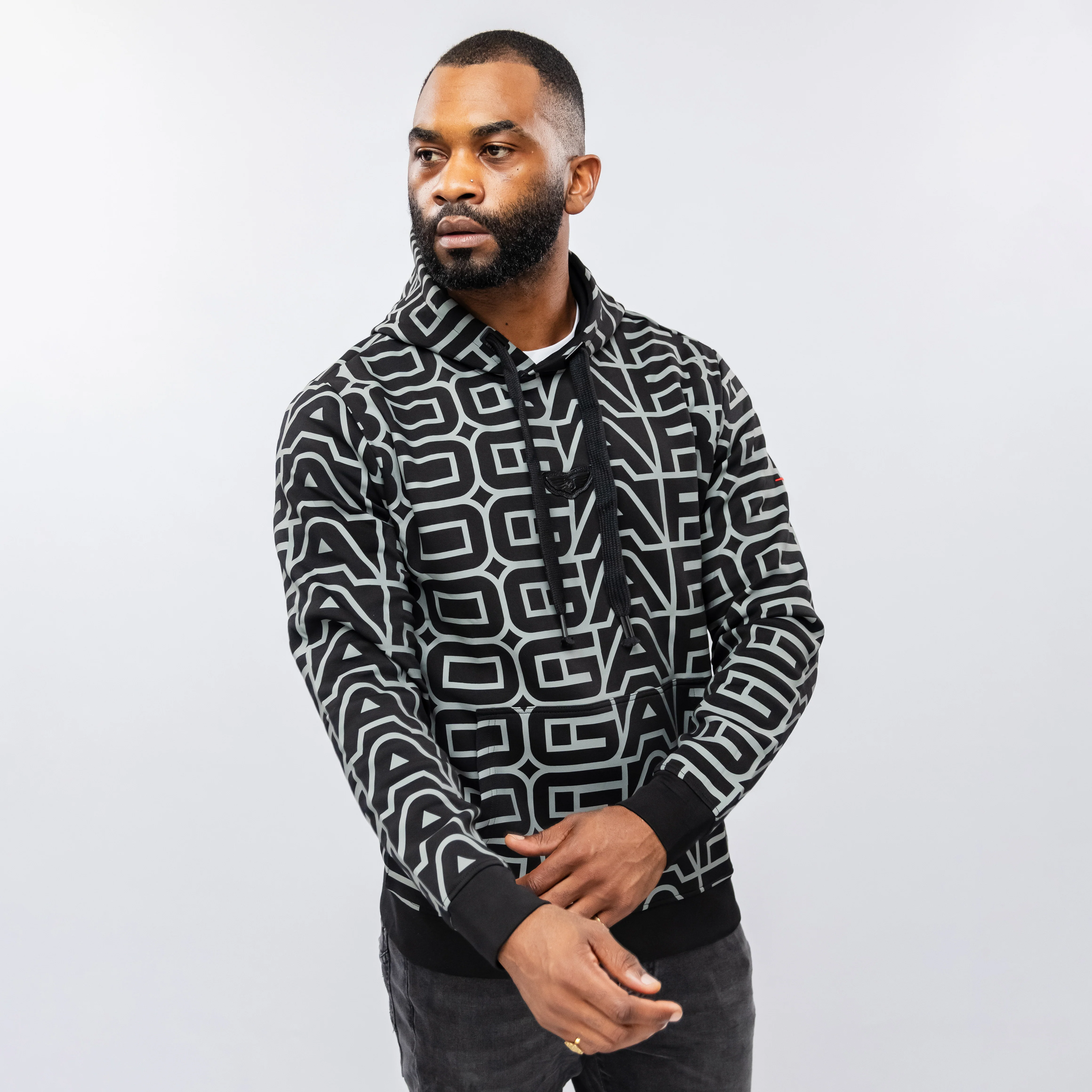 Bogart MAN Monogram Hoodie – Statement Luxury, Redefined