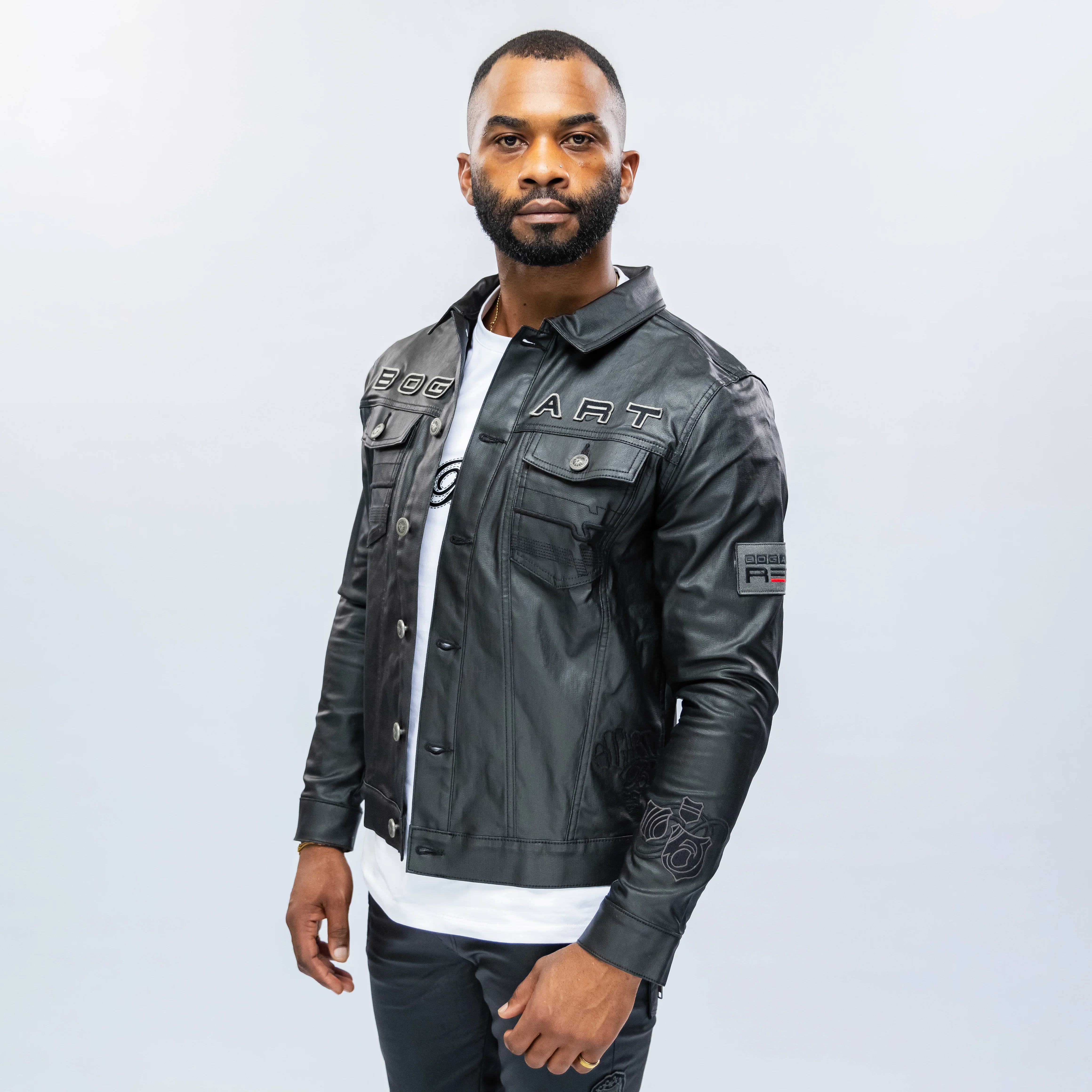Bogart  Oil Coated Denim Jacket