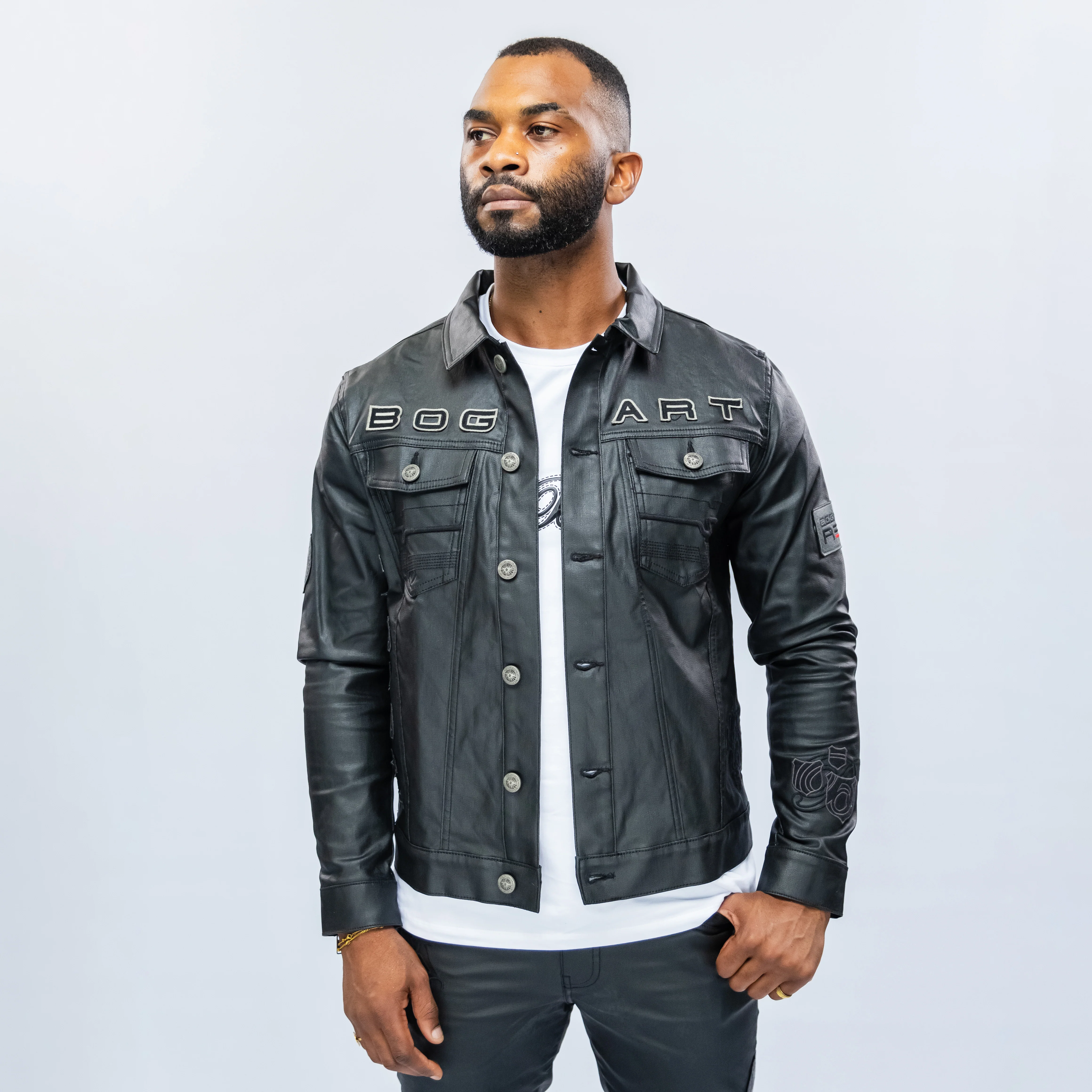 Bogart  Oil Coated Denim Jacket