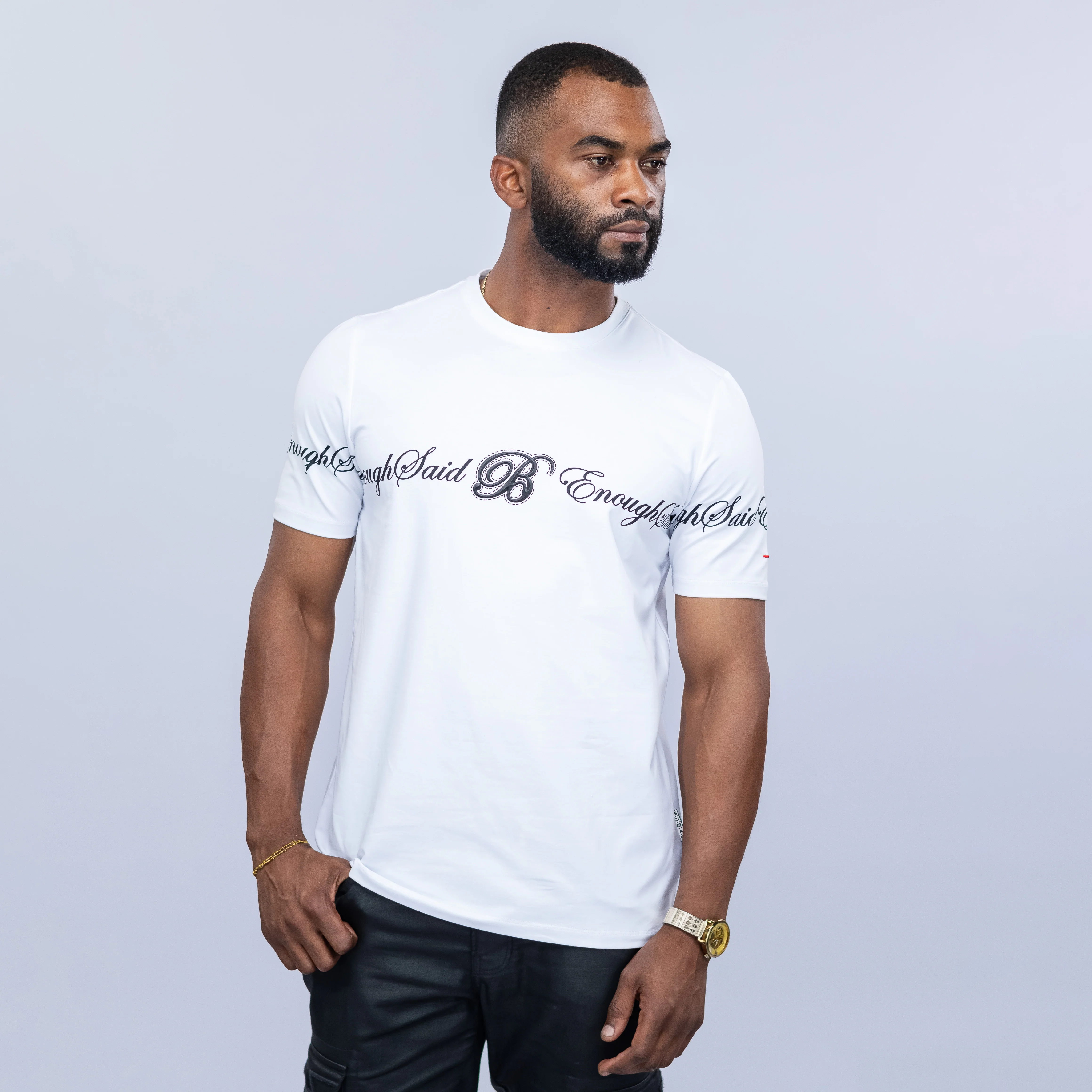 Bogart MAN “Enough Said” Tee – For Men Who Set the Standard