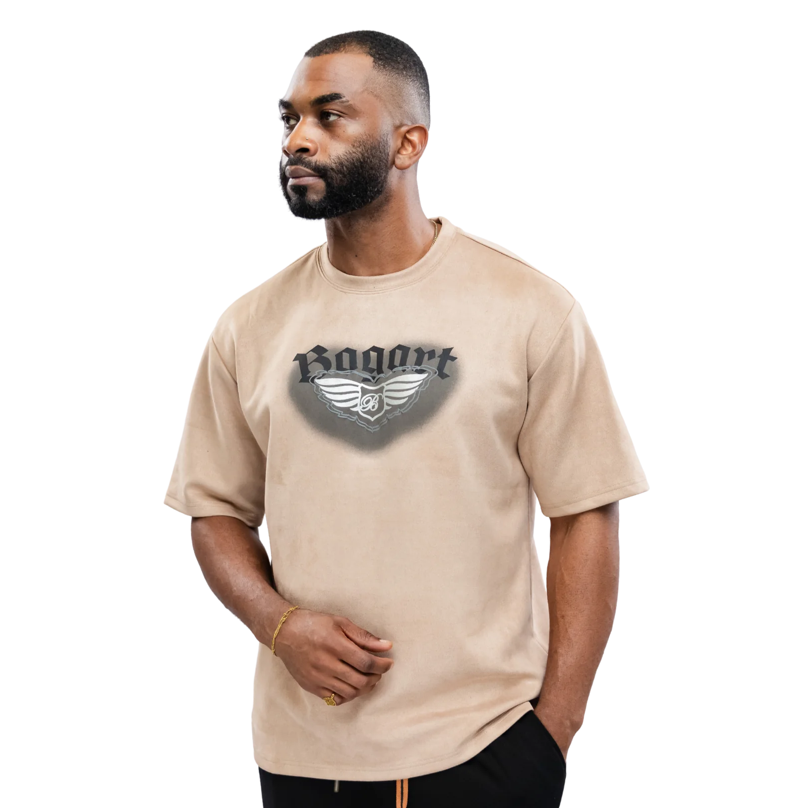 Bogart MAN Suede Graphic Tee