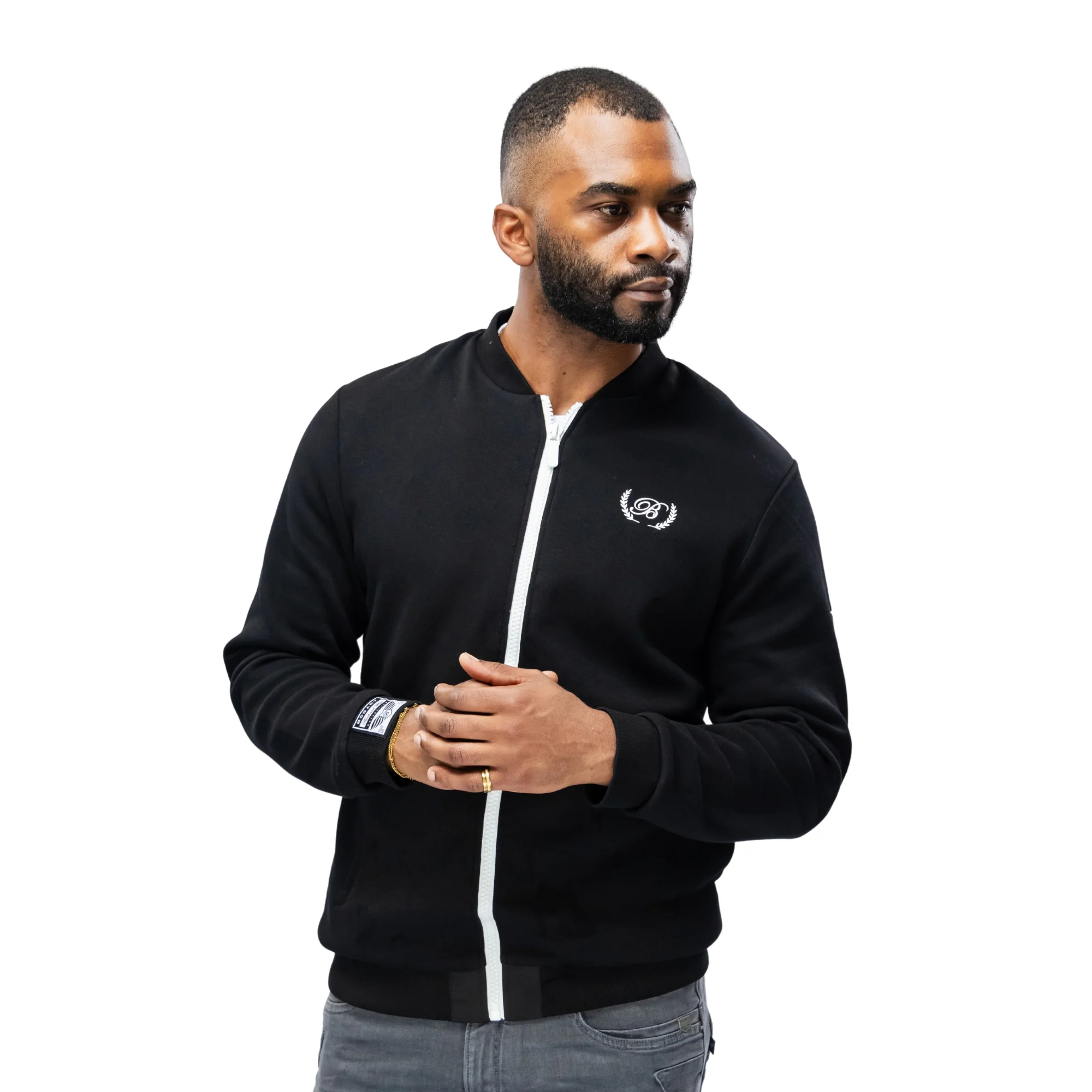 Bogart Black & white Collection Night Rider Jacket