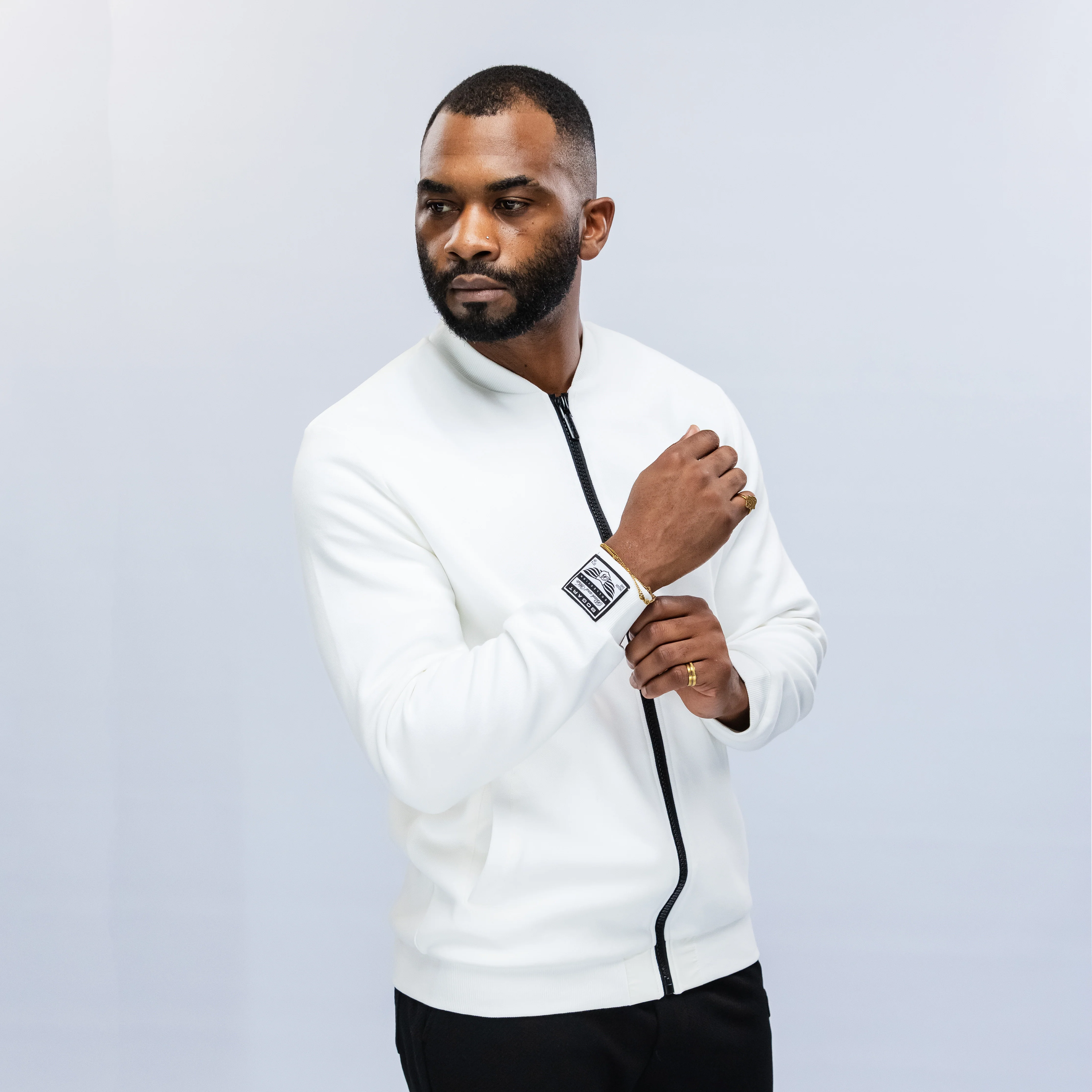 Bogart Black & white Collection Night Rider Jacket