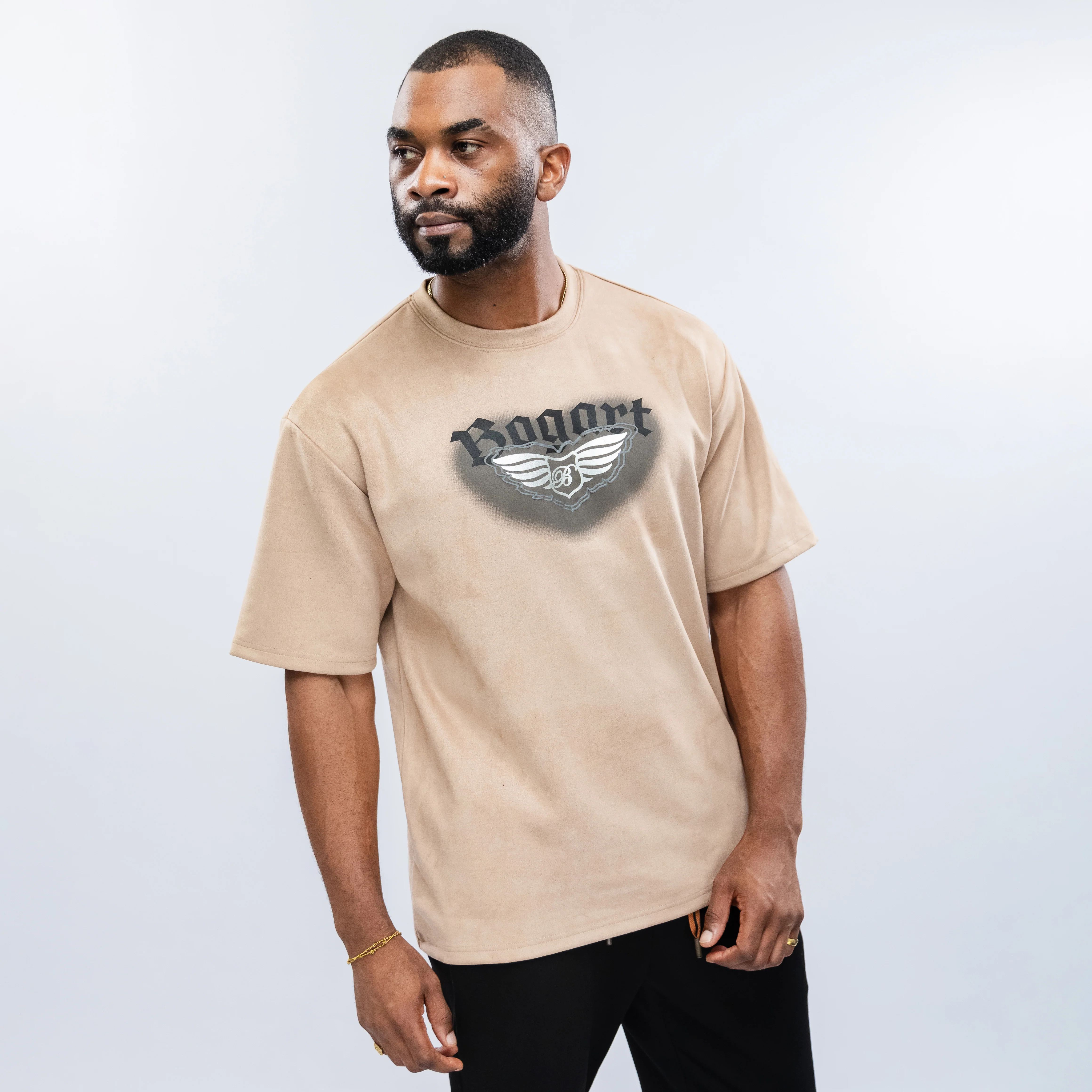 Bogart MAN Suede Graphic Tee