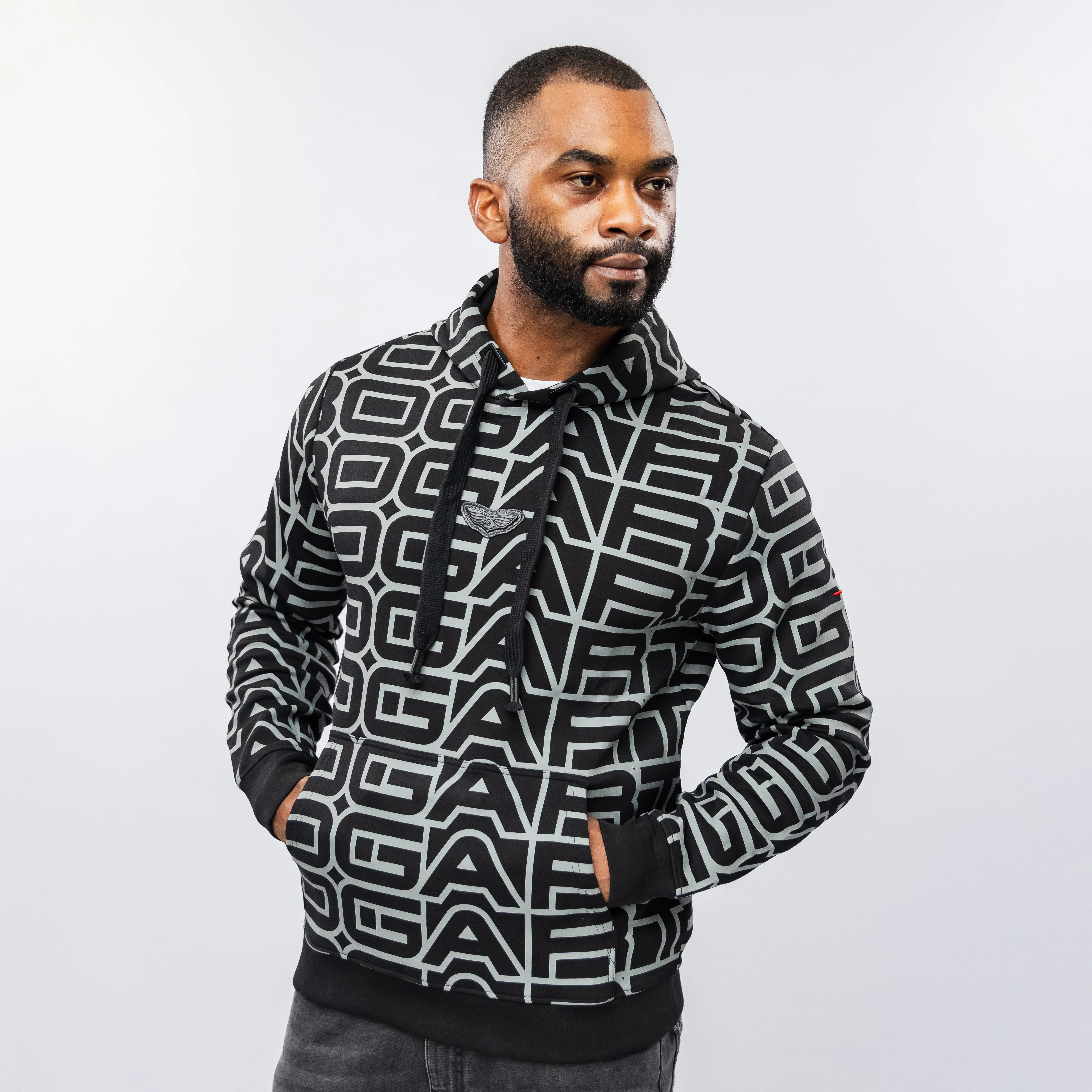 Bogart MAN Monogram Hoodie – Statement Luxury, Redefined