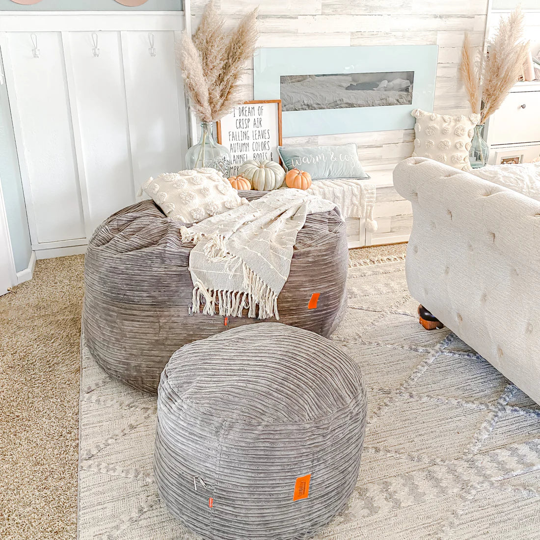 King Chair in Terry Corduroy