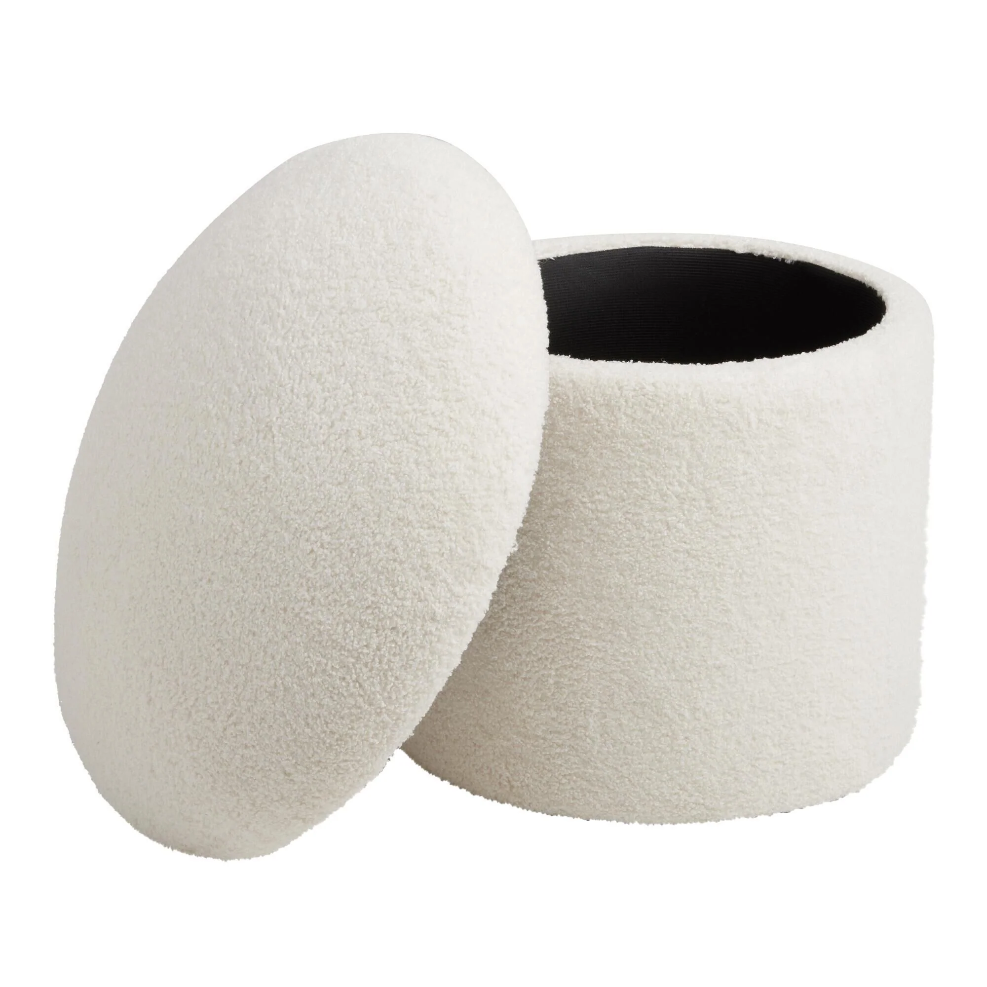 Round Storage Ottoman