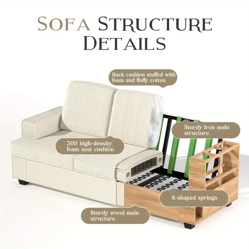 Teddy bear fabric sofa