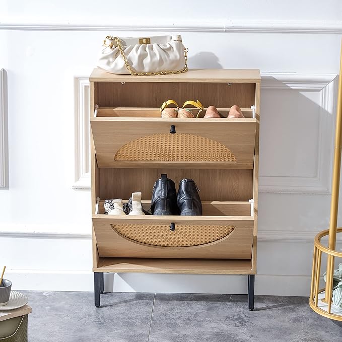 Wood Shoes Cabinet