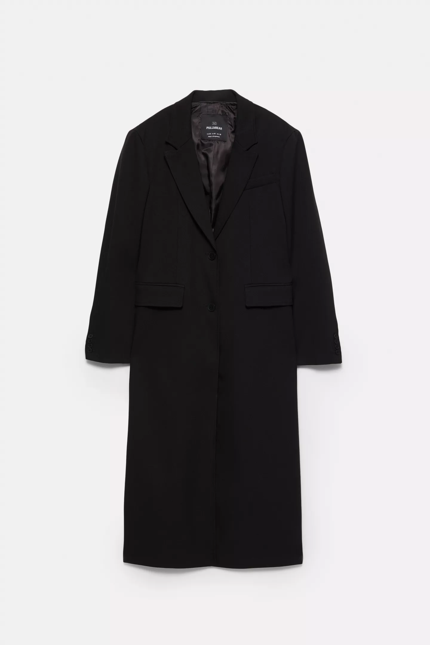 Long fitted cloth coat