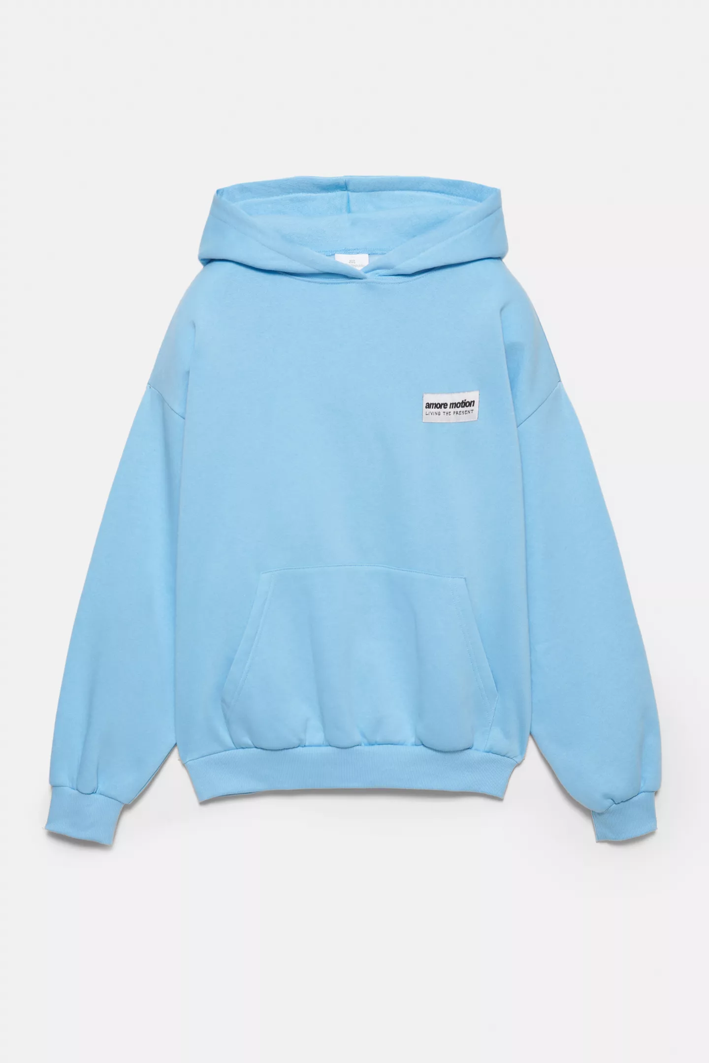 Blue graphic hoodie