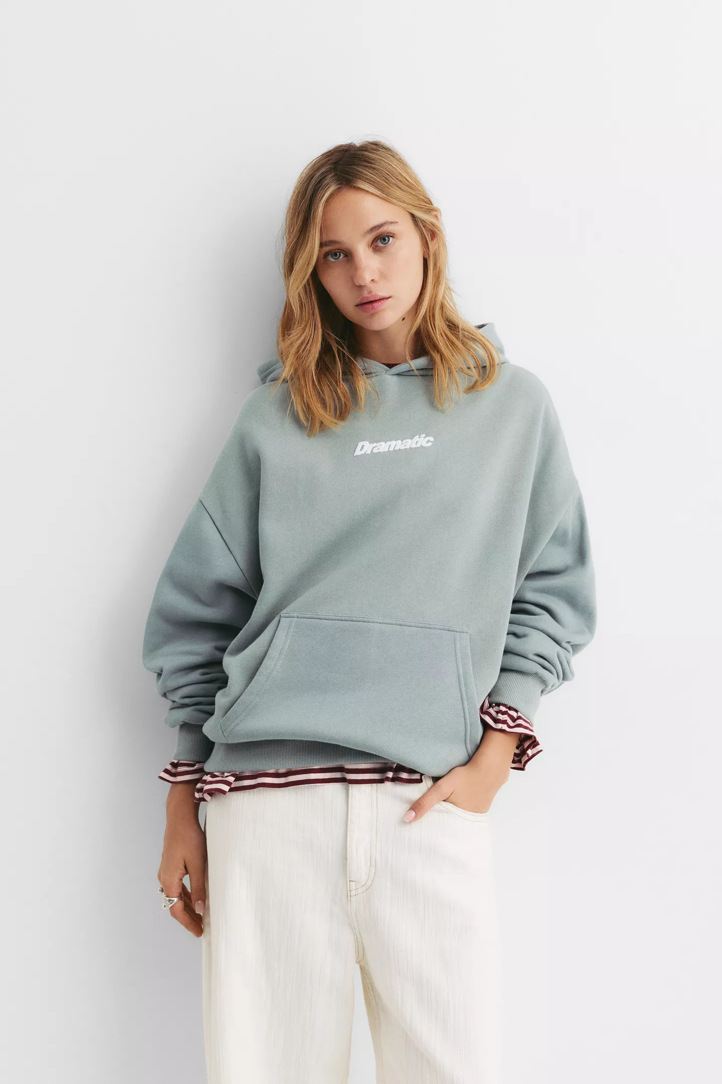 Dramatic graphic hoodie