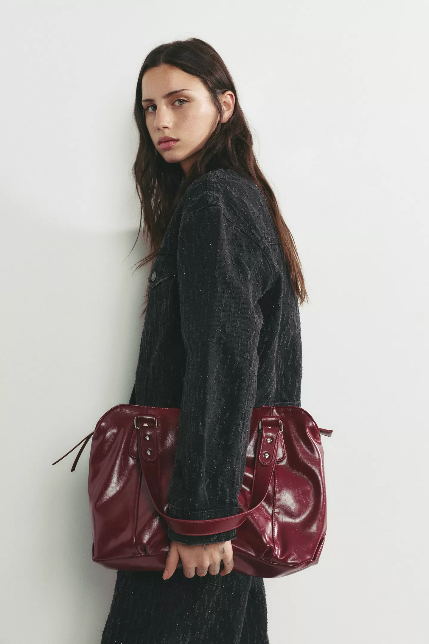 Embellished tote bag