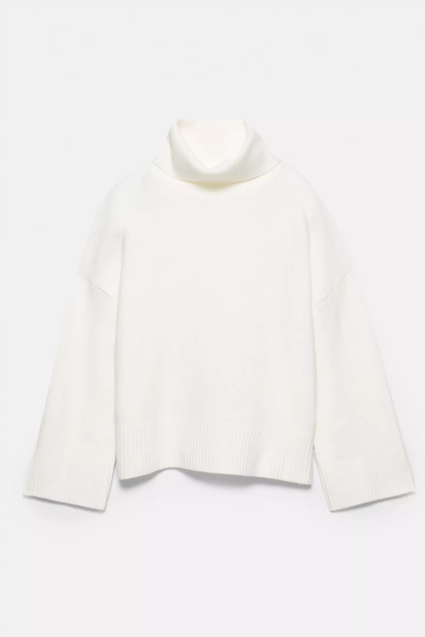 Soft knit high neck jumper