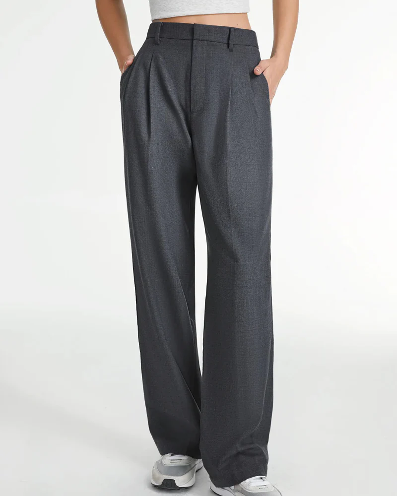 Slate Wide-Leg Pants