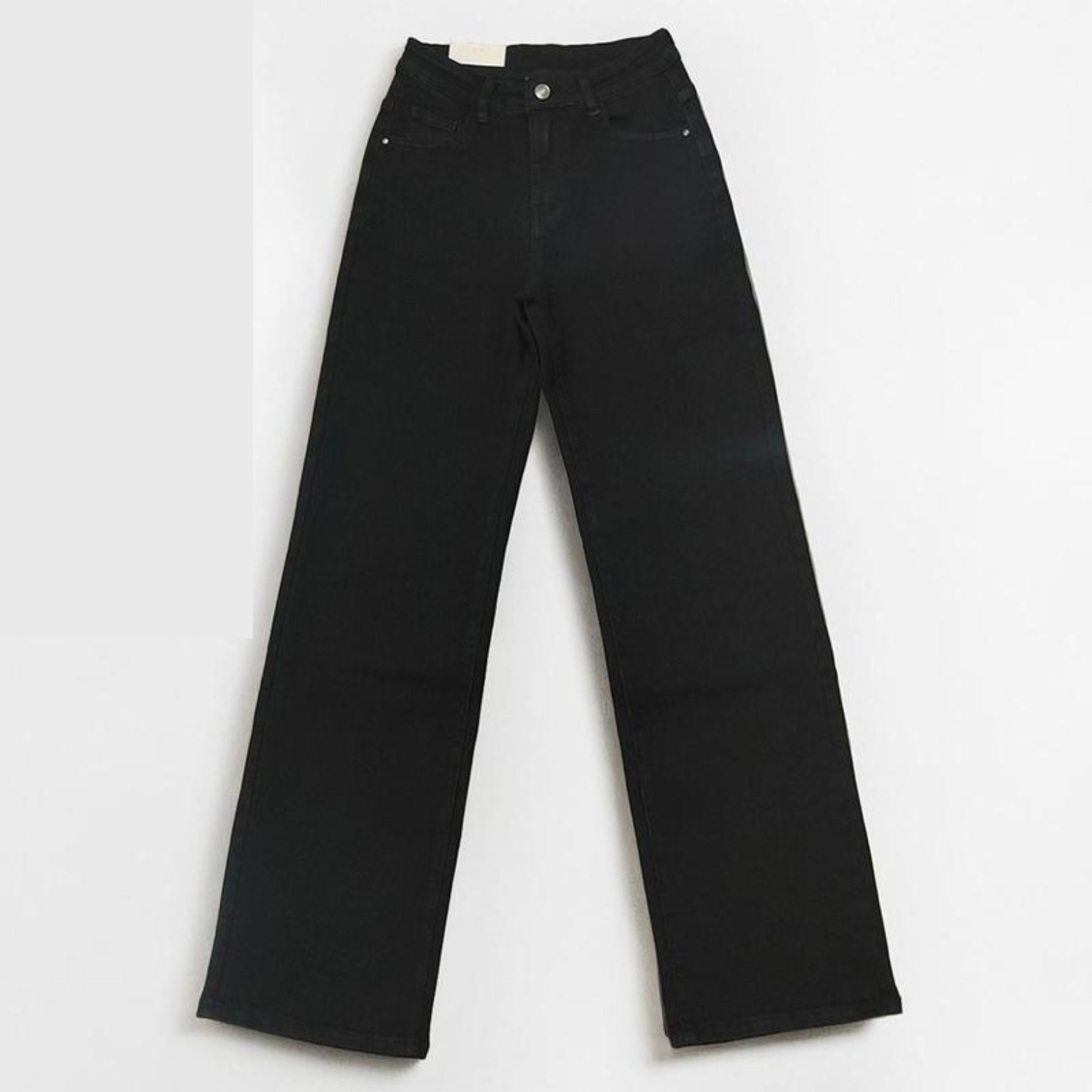 Women's Minimalist High Waist Denim Stretch Wide Leg Jeans