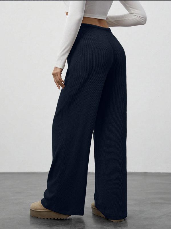 High Waist Comfortable Wide Leg Casual Jogging Pants