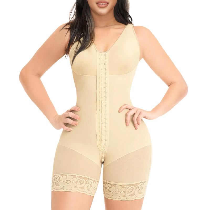 Fajas Colombianas Shapewear for Women Tummy Control Full Shapewear Butt Lifter with Zipper Crotch