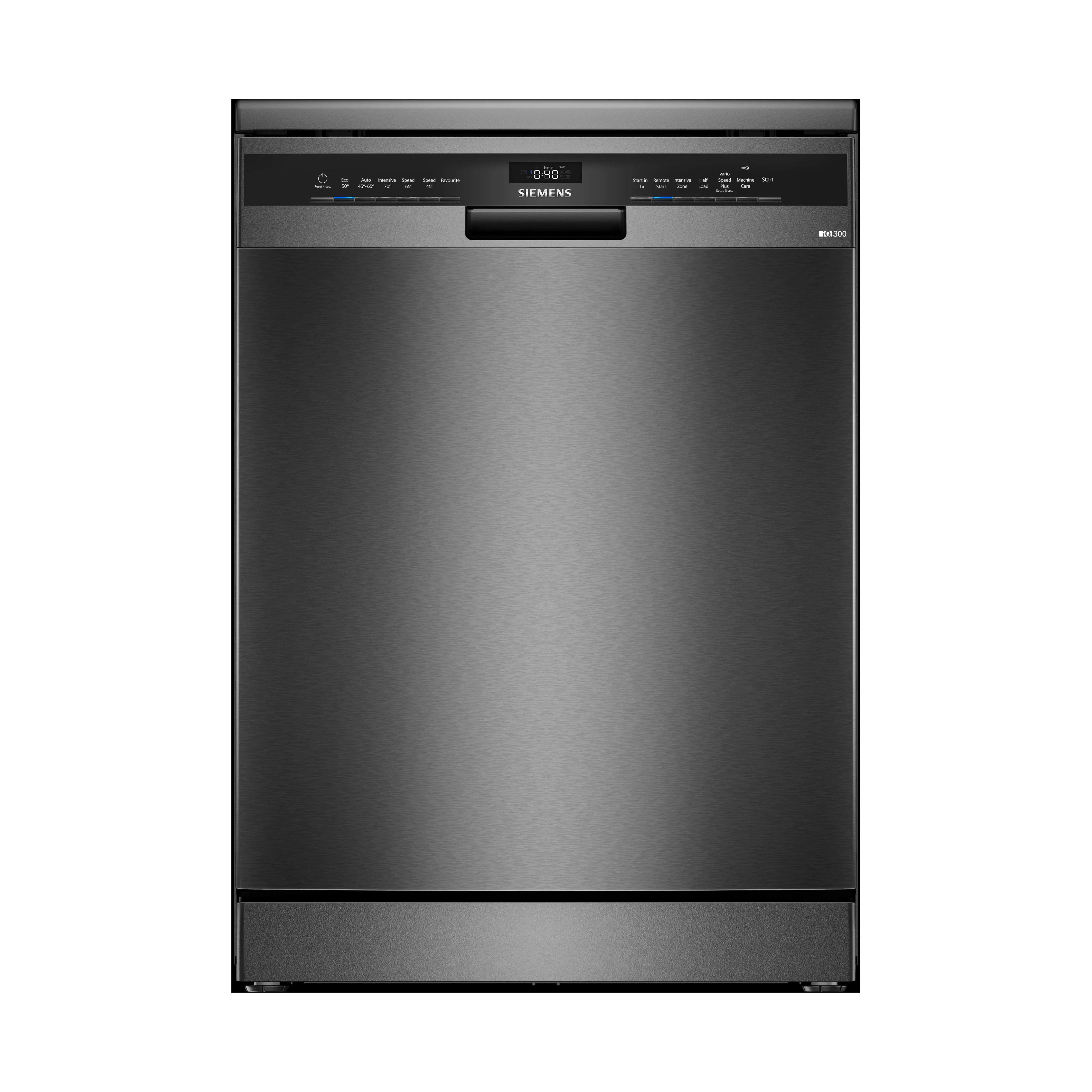 SIEMENS SN23EC14CG iQ300 Free-standing dishwasher 60 cm Brushed black steel anti-fingerprint