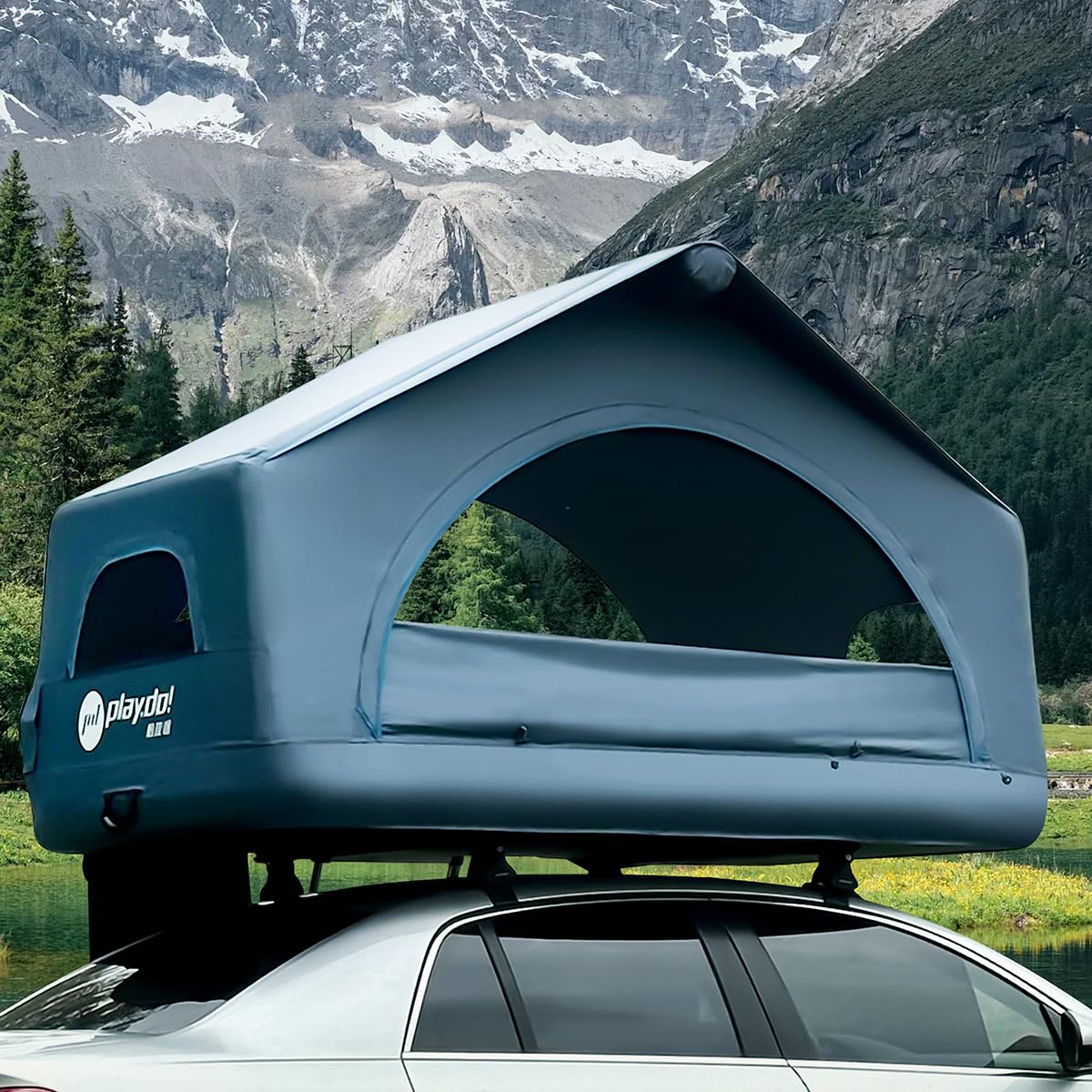 BOOMLATU Shell Wing Inflatable Floatable Rooftop Tent
