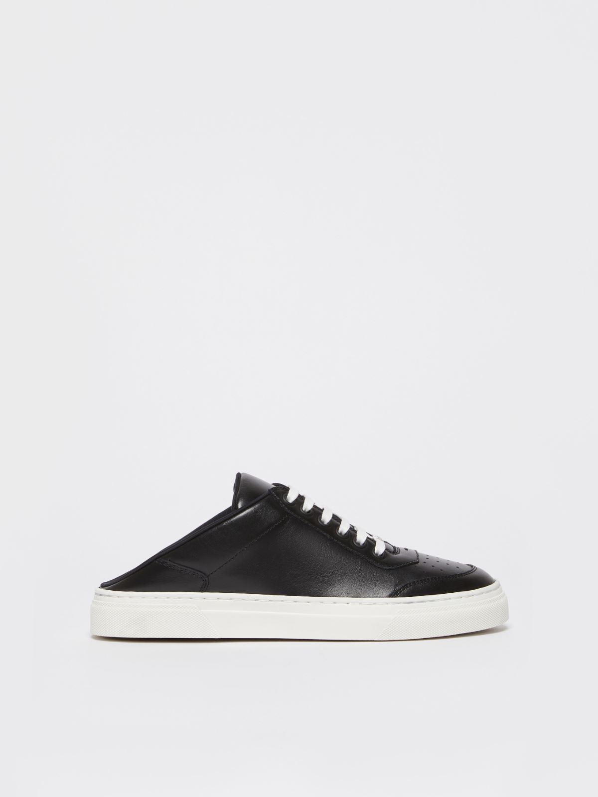MAXMARA ACCESSORI Leather mule sneakers