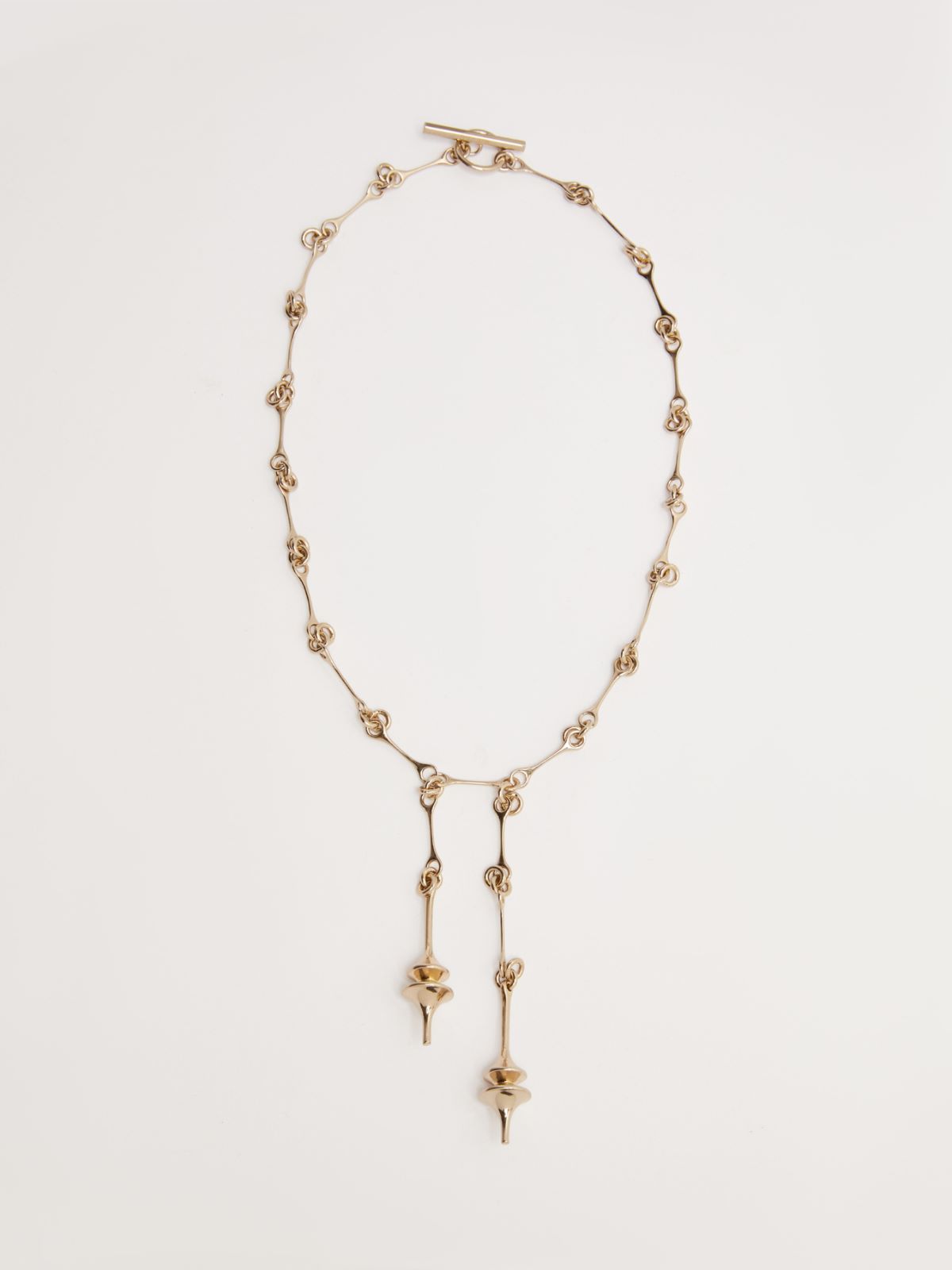 MAXMARA ACCESSORI Long double-pendant necklace