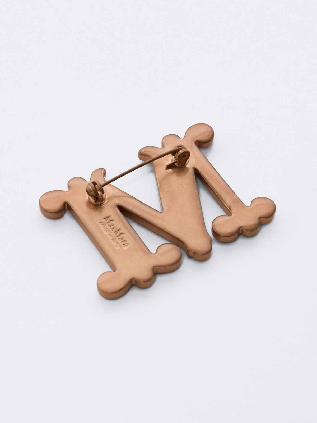 MAXMARA ACCESSORI Crystal-adorned Monogram brooch
