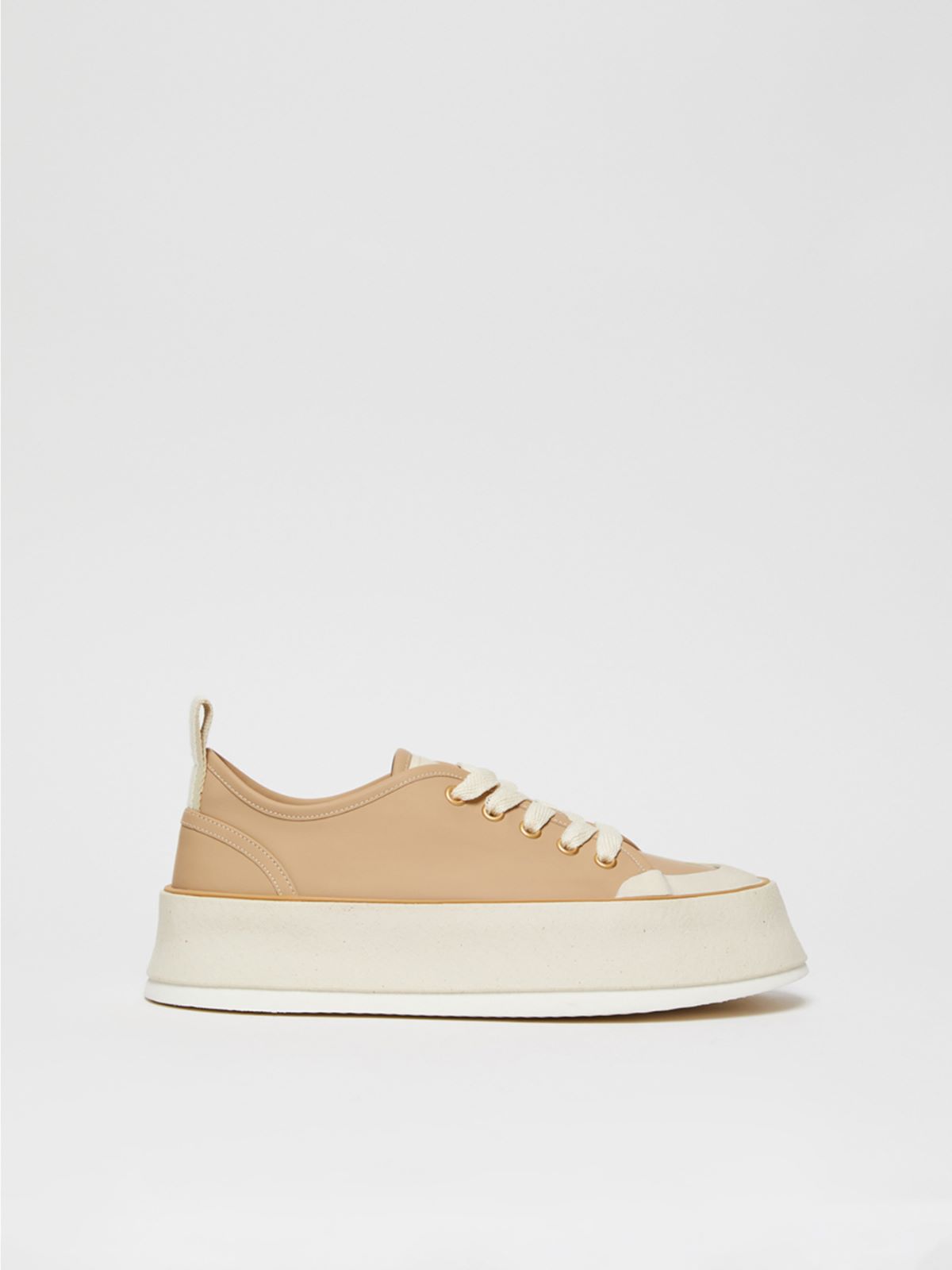 MAXMARA ACCESSORI Smooth leather sneakers
