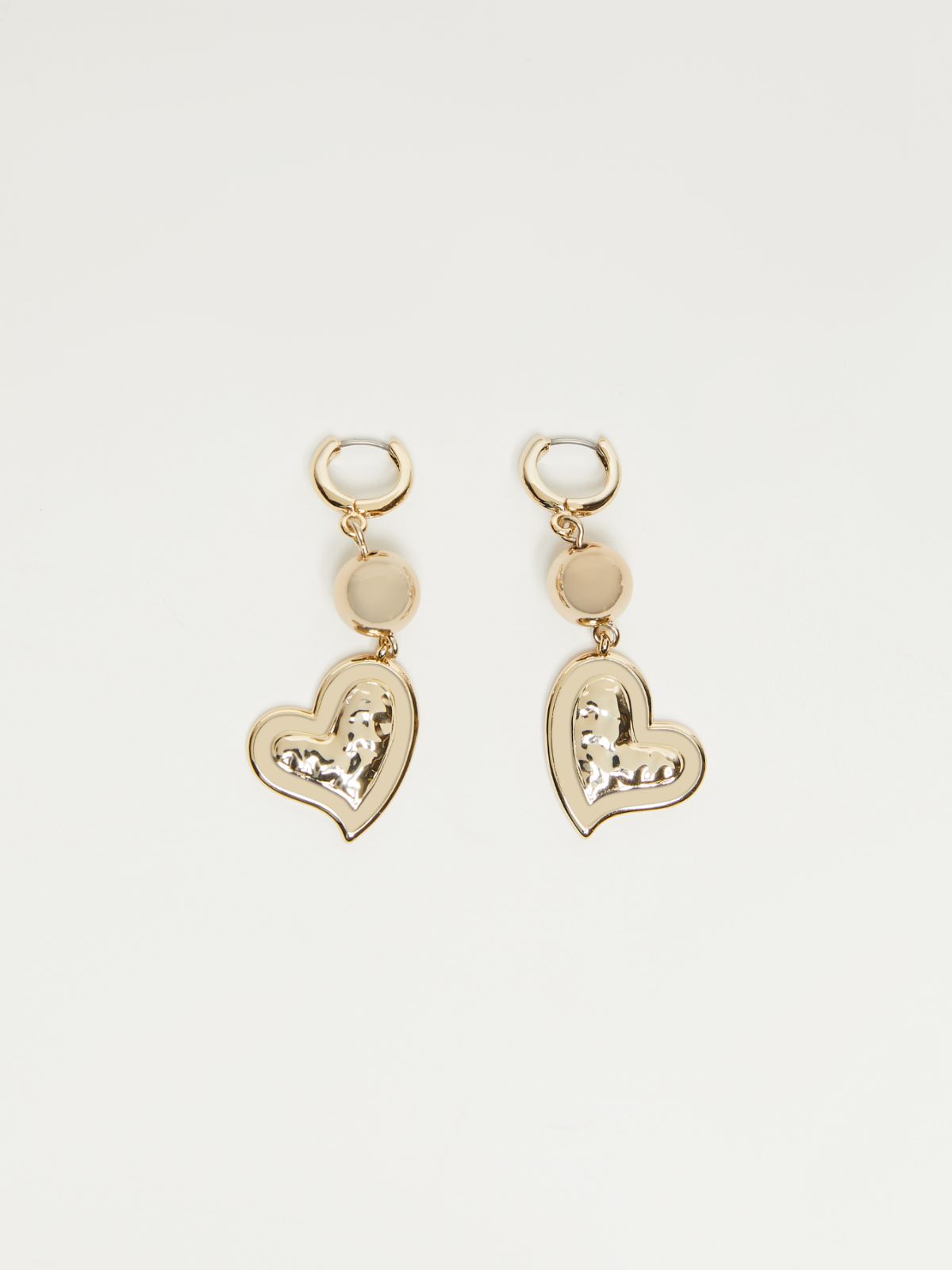 MAXMARA ACCESSORI Heart-shaped pendant earrings