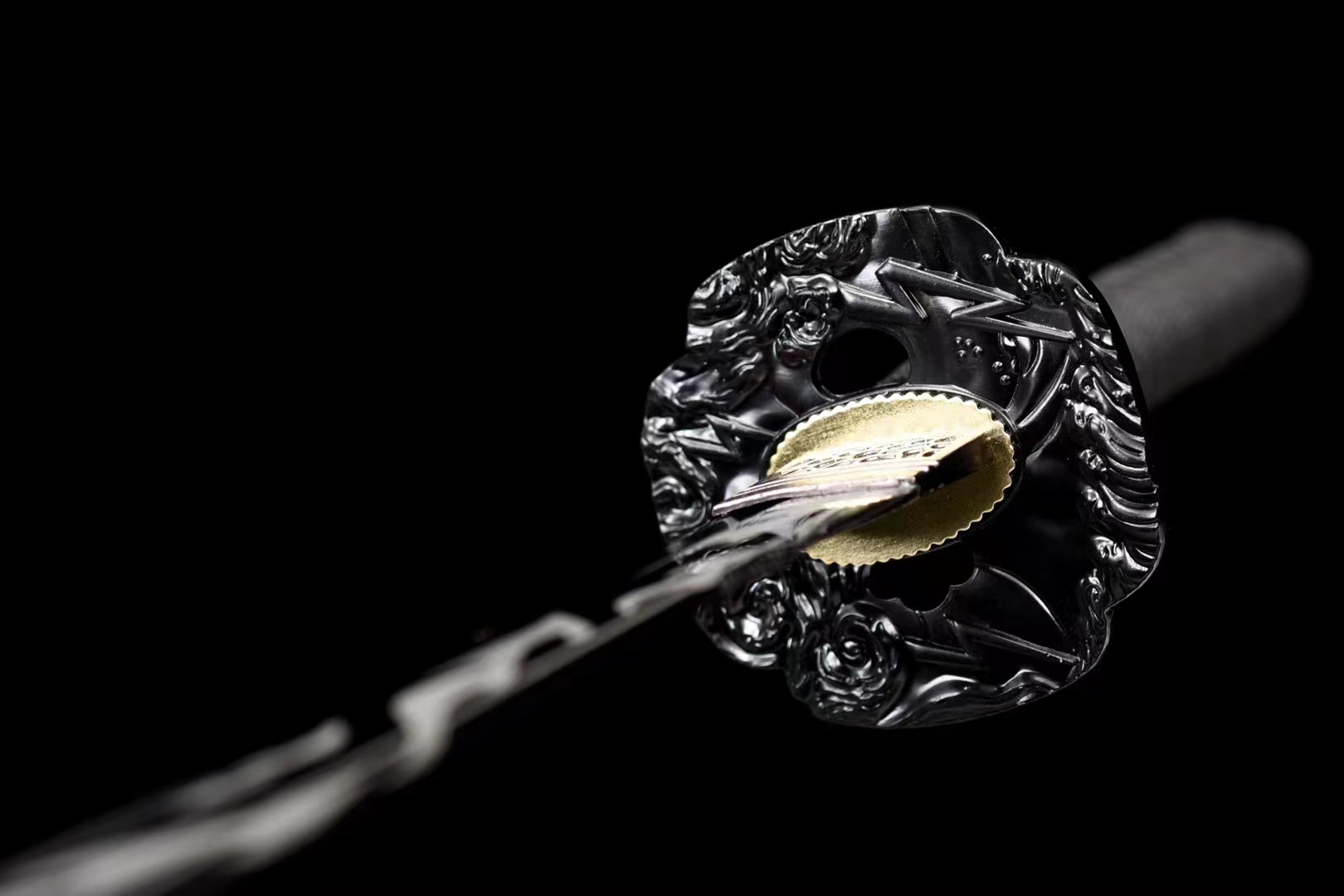Ghost Thorn》High-Performance Blackened Manganese Steel Sword