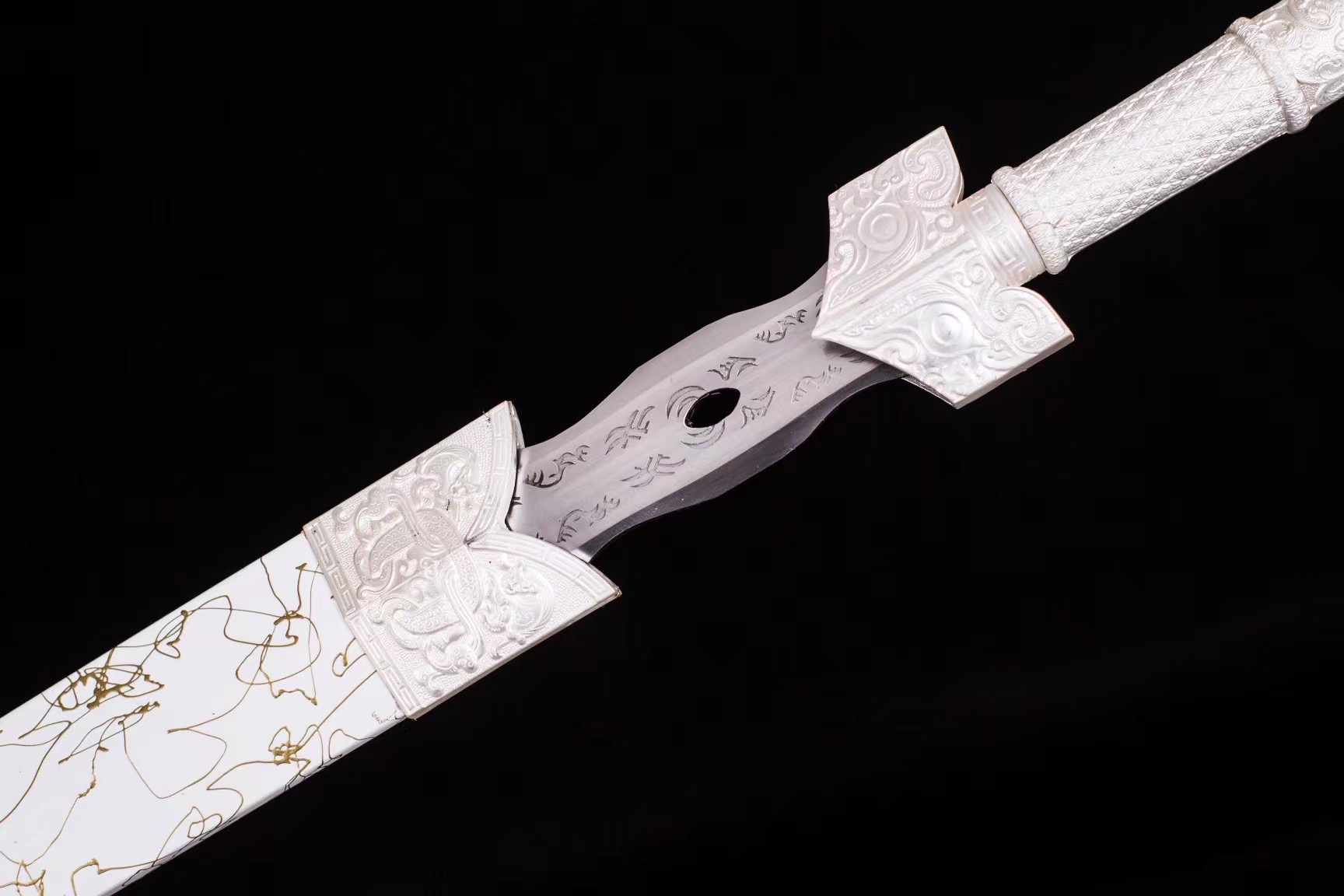 Frostbite Silver - Dual-Toned Sword