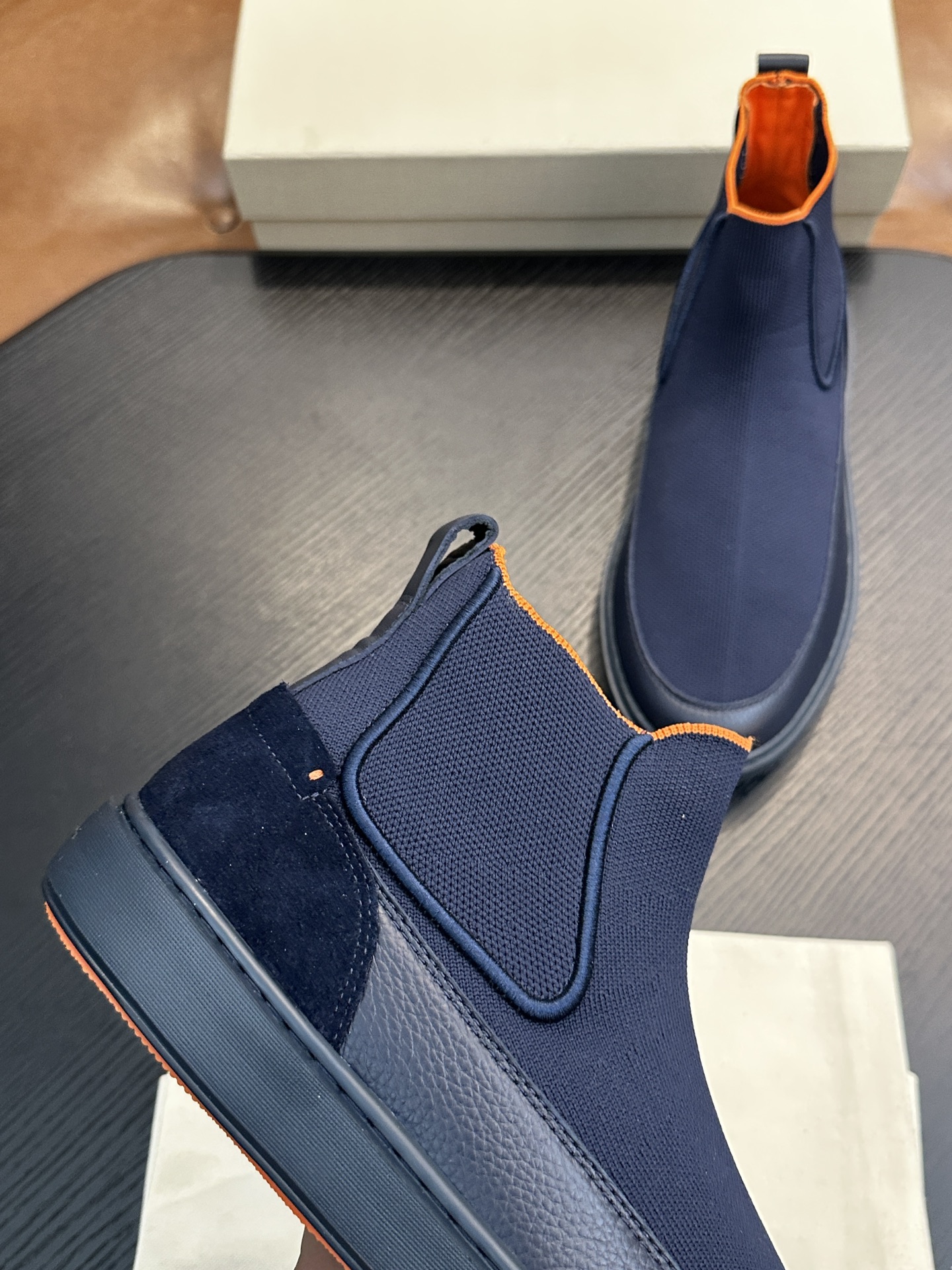 Santoni Italian Handcrafted Calfskin Men's Shoes