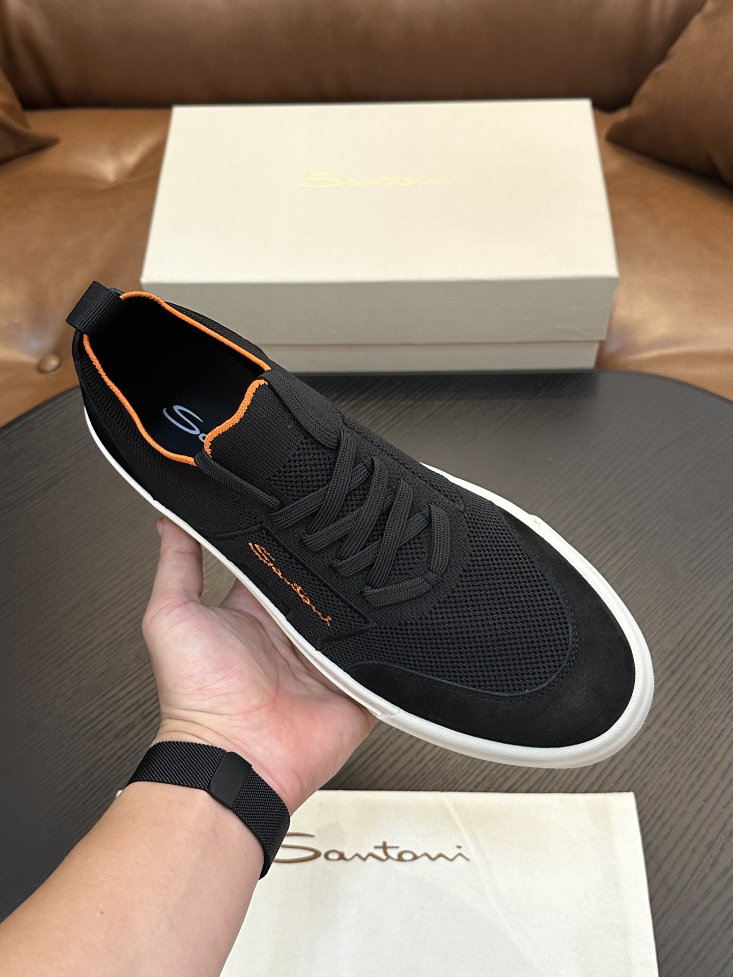 Santoni Italian Men's Casual Sneakers Now Available