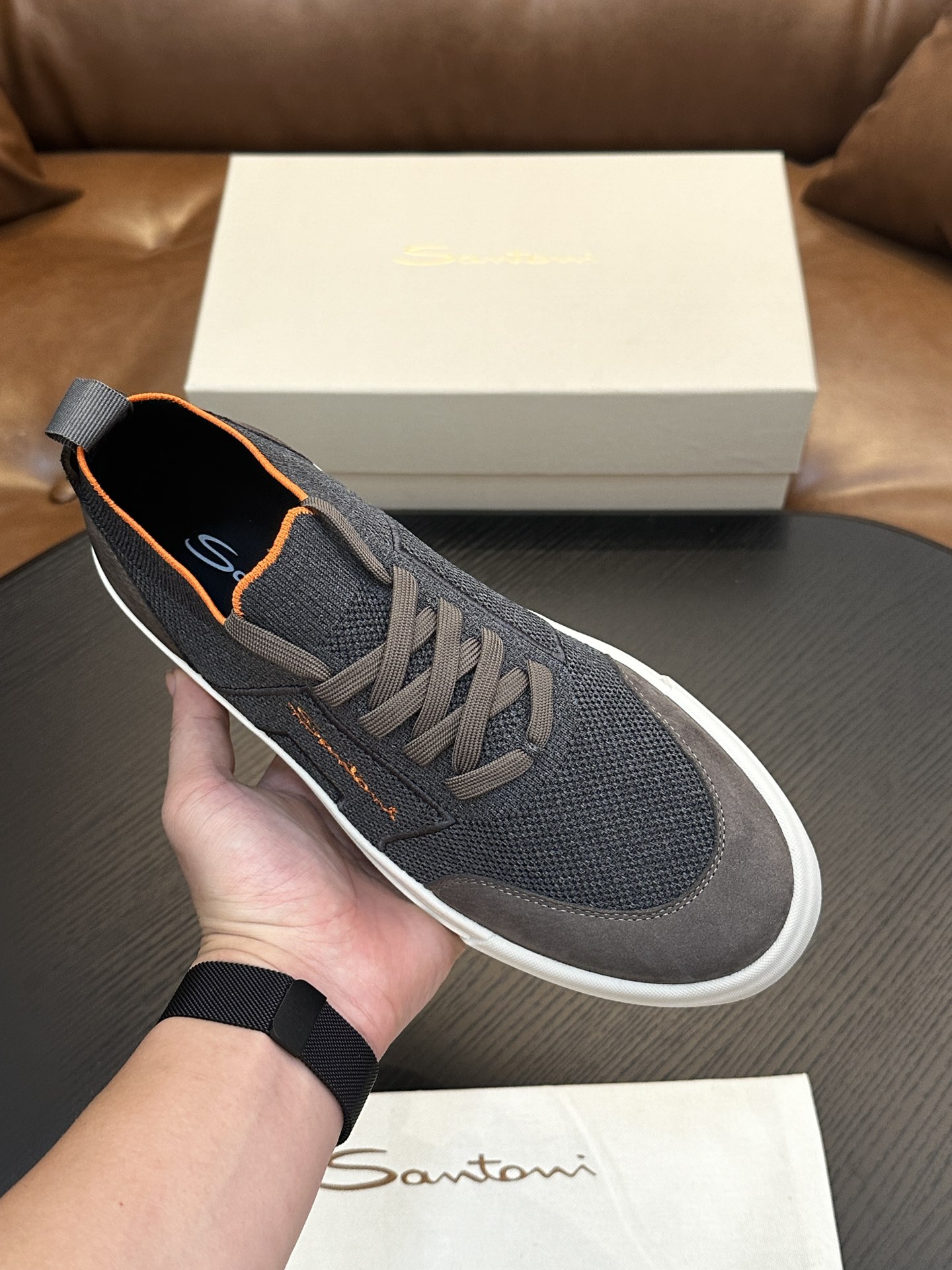 Santoni Italian Men's Casual Sneakers Now Available