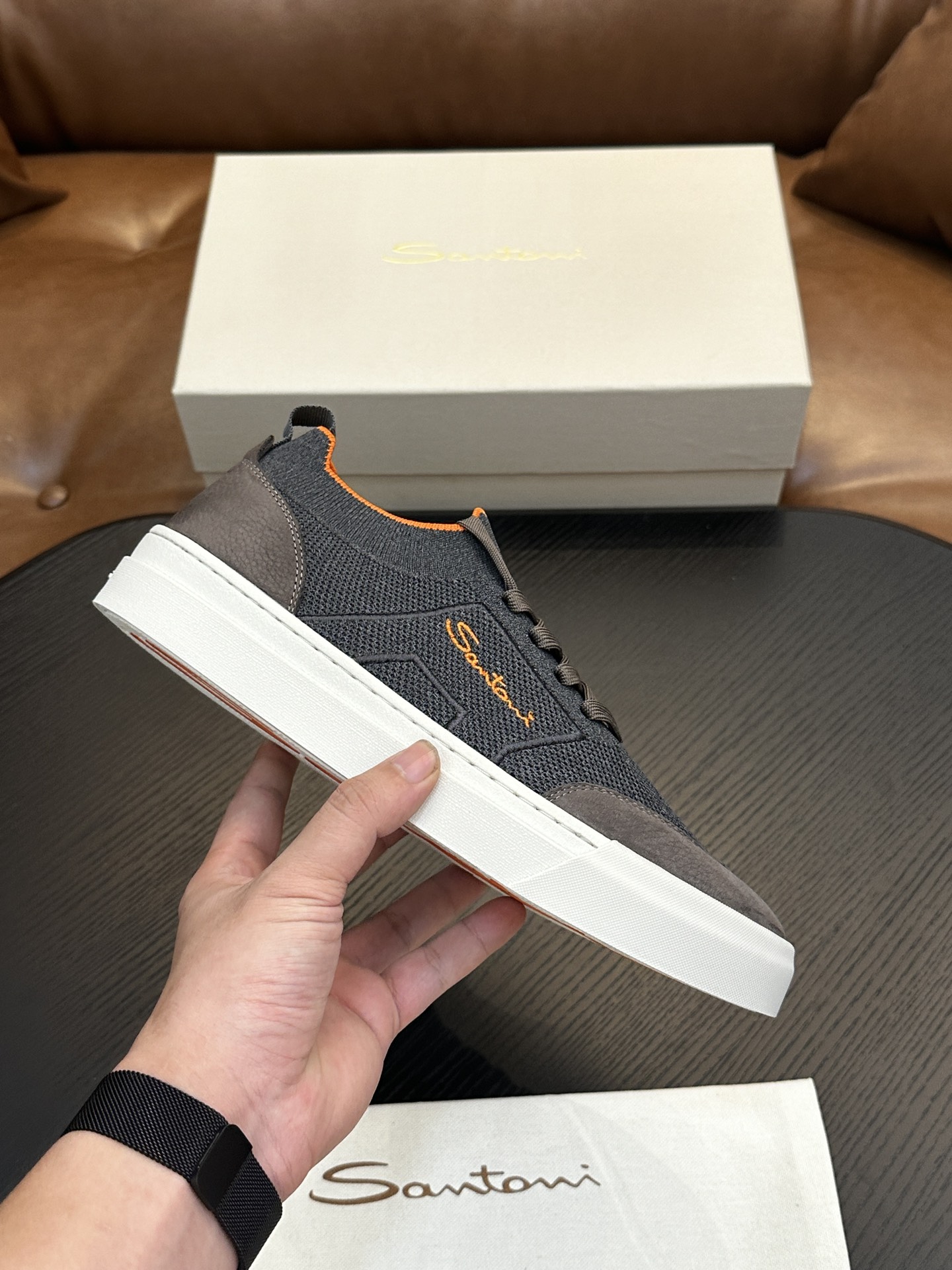 Santoni Italian Men's Casual Sneakers Now Available