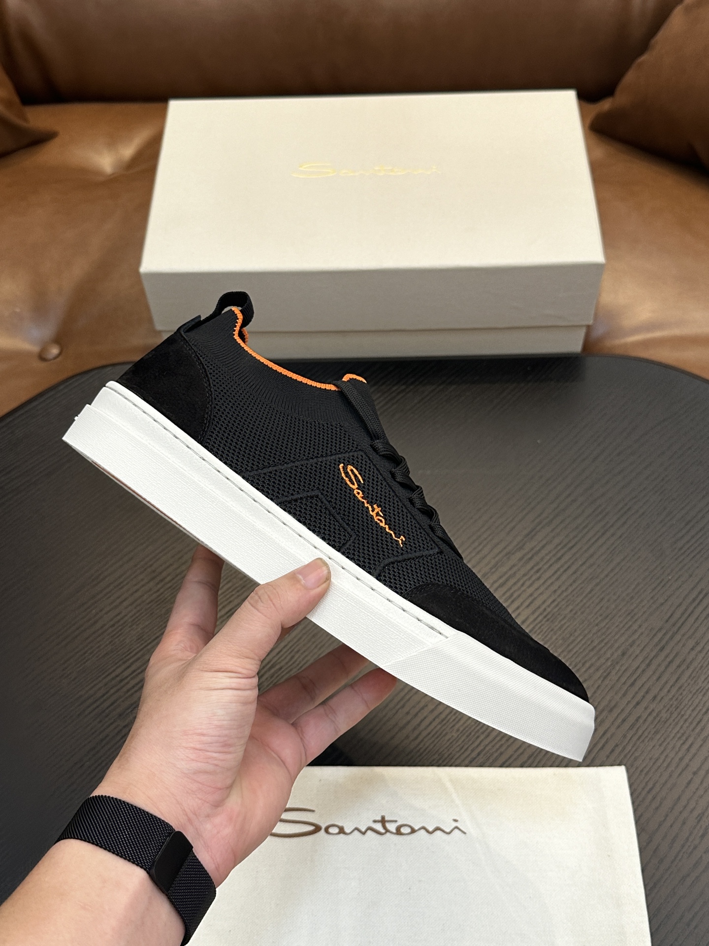 Santoni Italian Men's Casual Sneakers Now Available