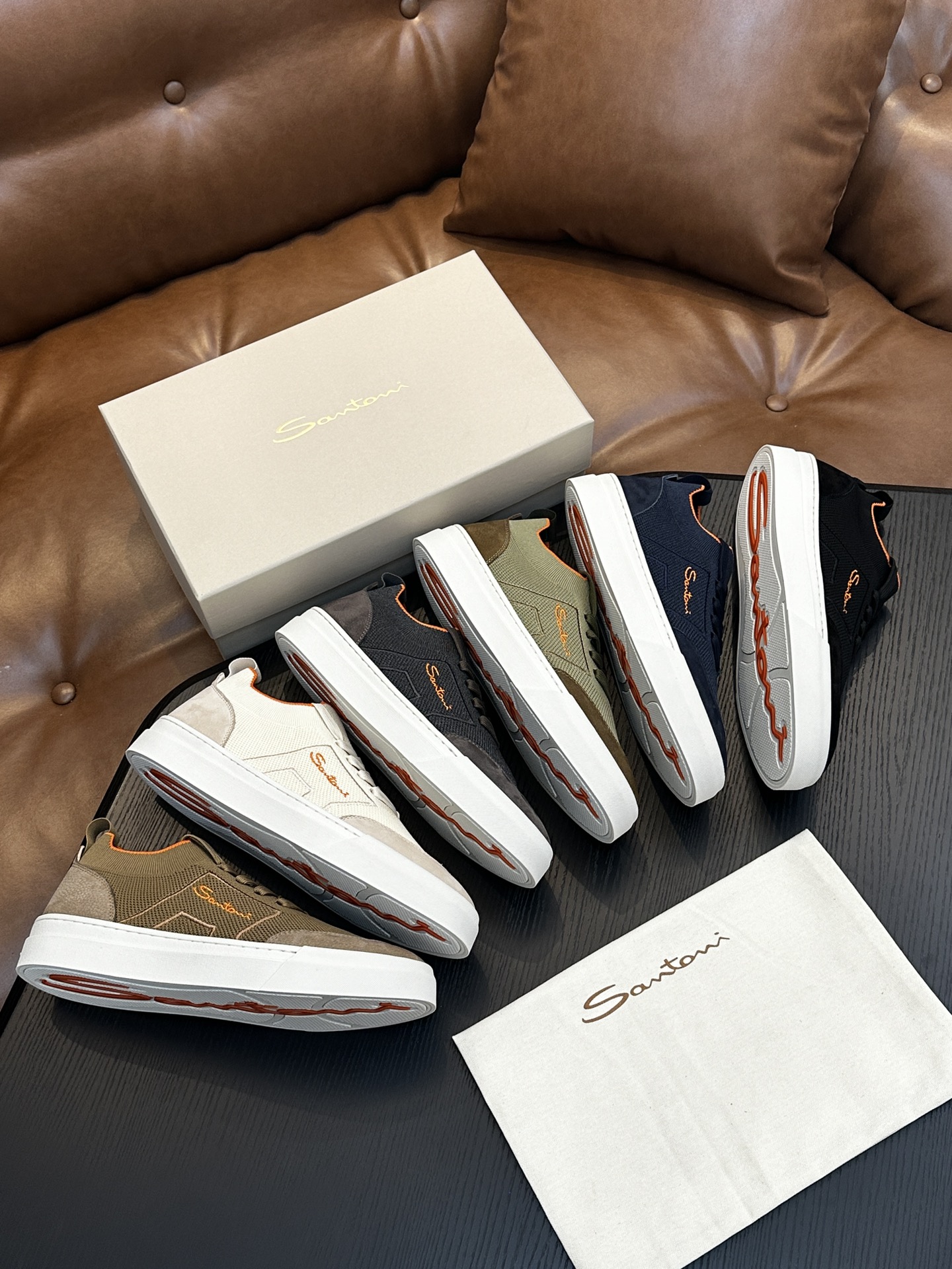 Ferragamo New Men's Business Leather Shoes