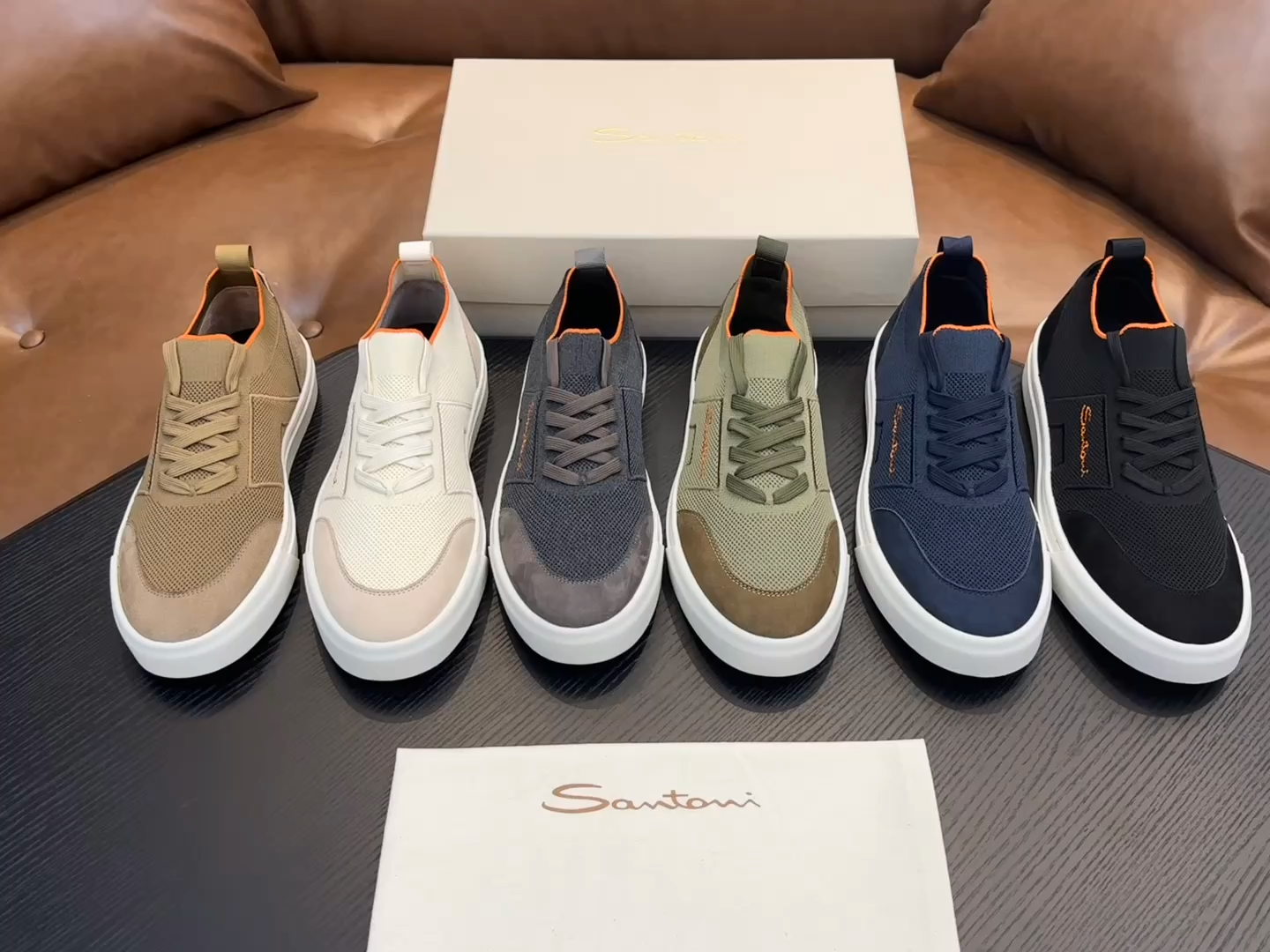 Ferragamo New Men's Business Leather Shoes