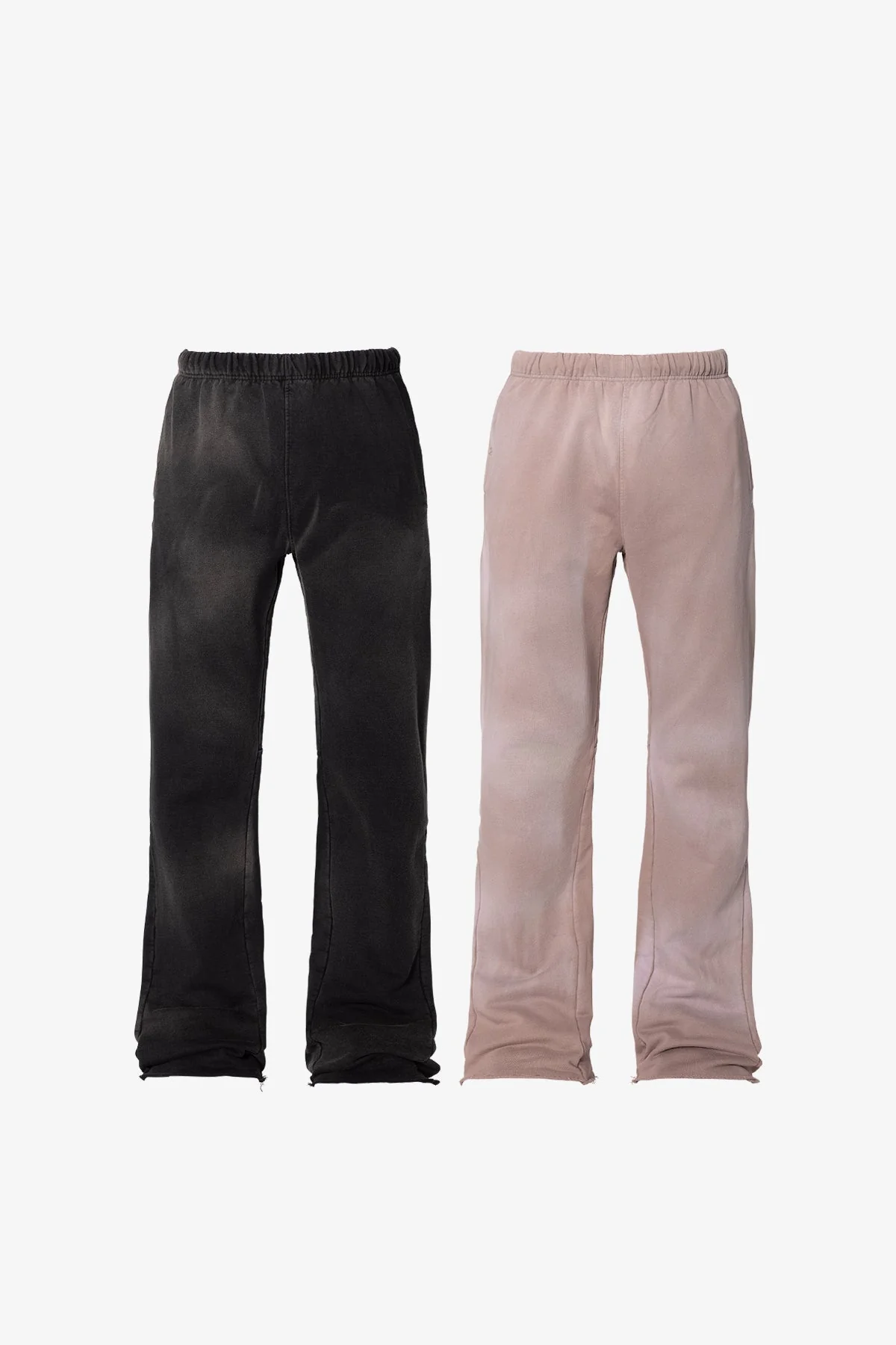 Faded Bootcut Sweatpants 2 Pack - Washed Black/Washed Mauve