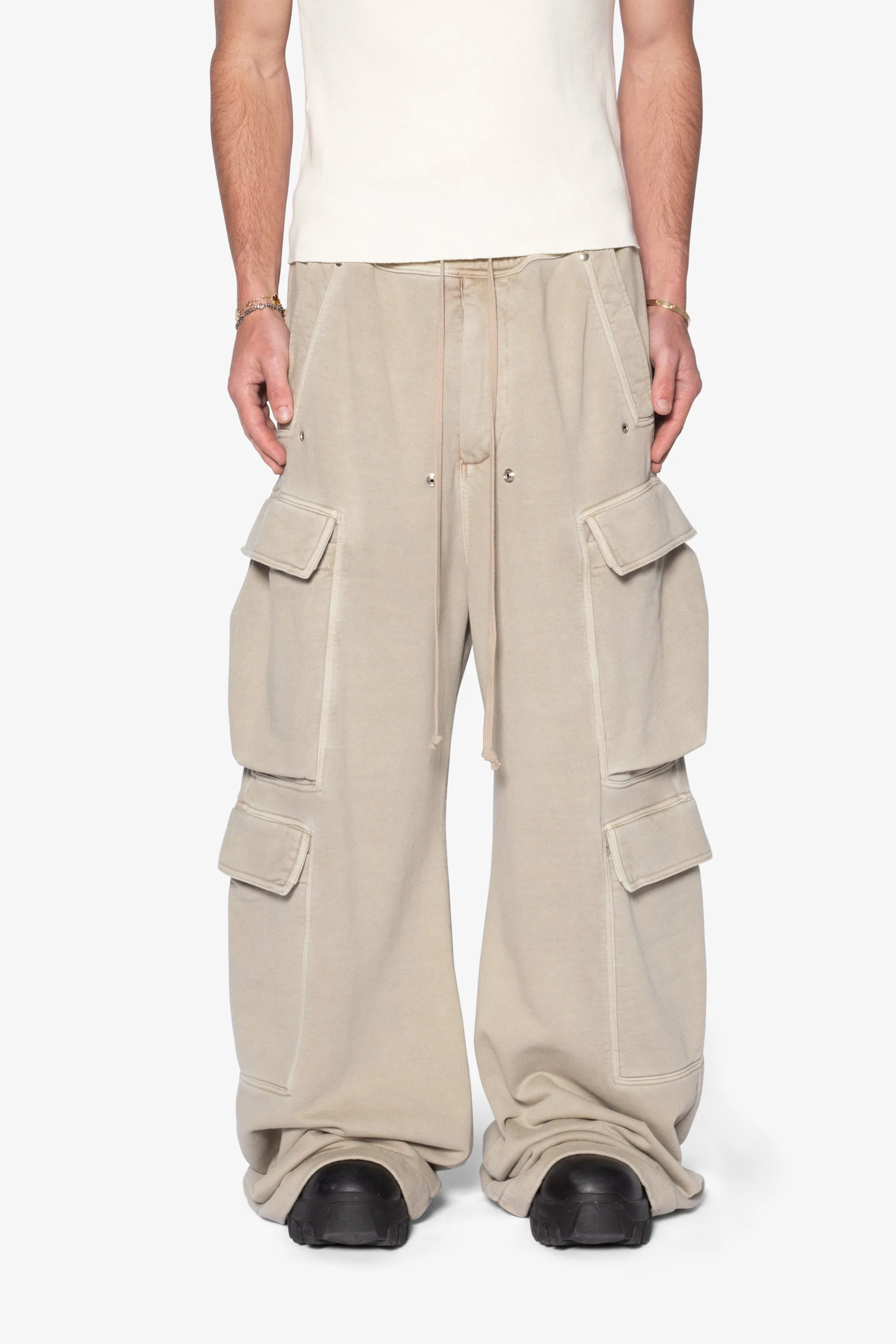 Rave Double Cargo Sweatpants - Washed Earth