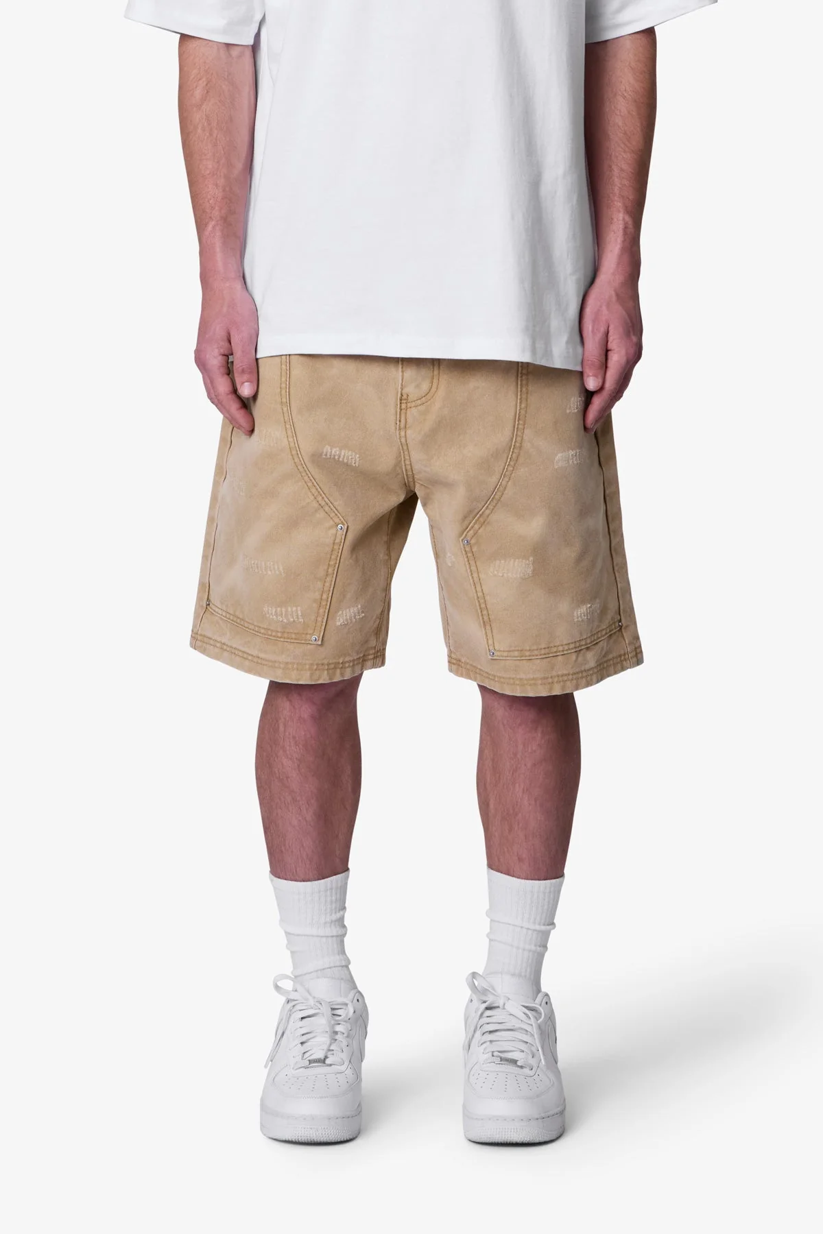 West Sands Denim Shorts - Tan