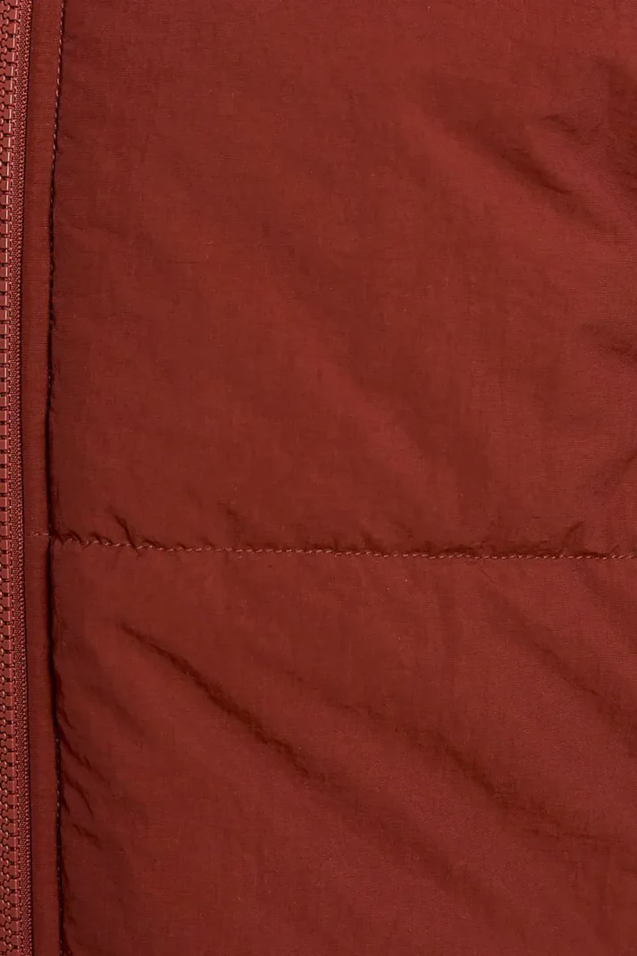 Quilted Puffer Stand Collar Zipper Pockets Cropped Bomber Jacket SKU: