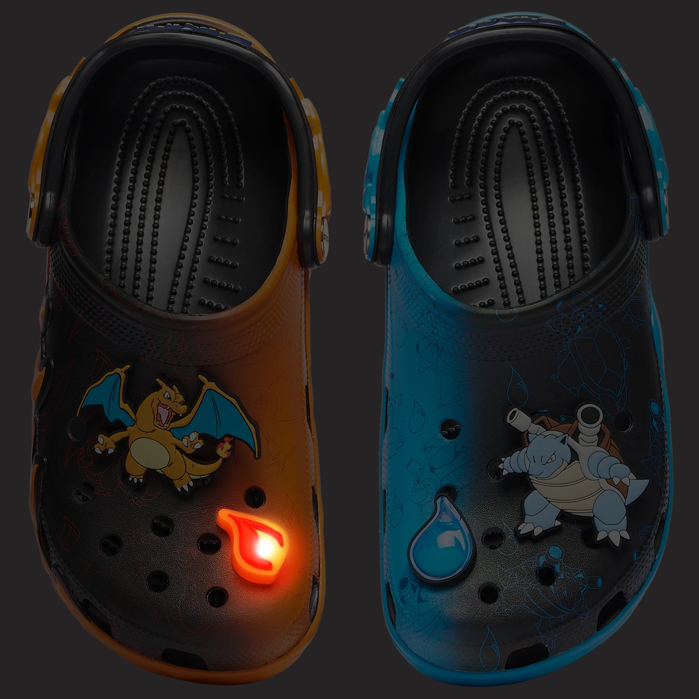 Crocs Pokemon Classic Clogs Charizard + Blastoise