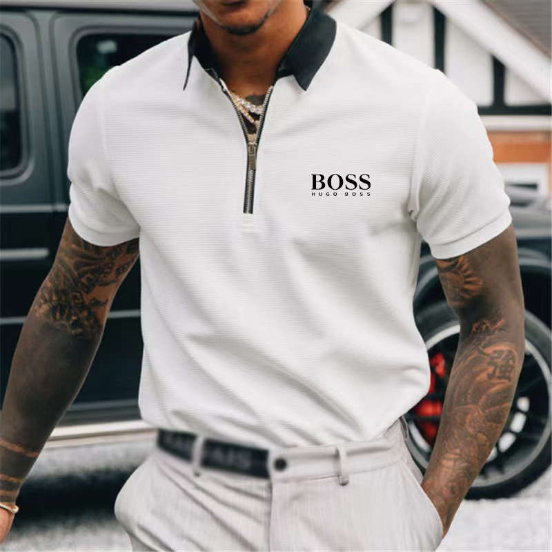 Men's Casual Short Sleeve Polo Shirt