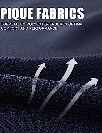 Men's Polo Shirt Quick Dry Performance Short Sleeve Tactical Shirt